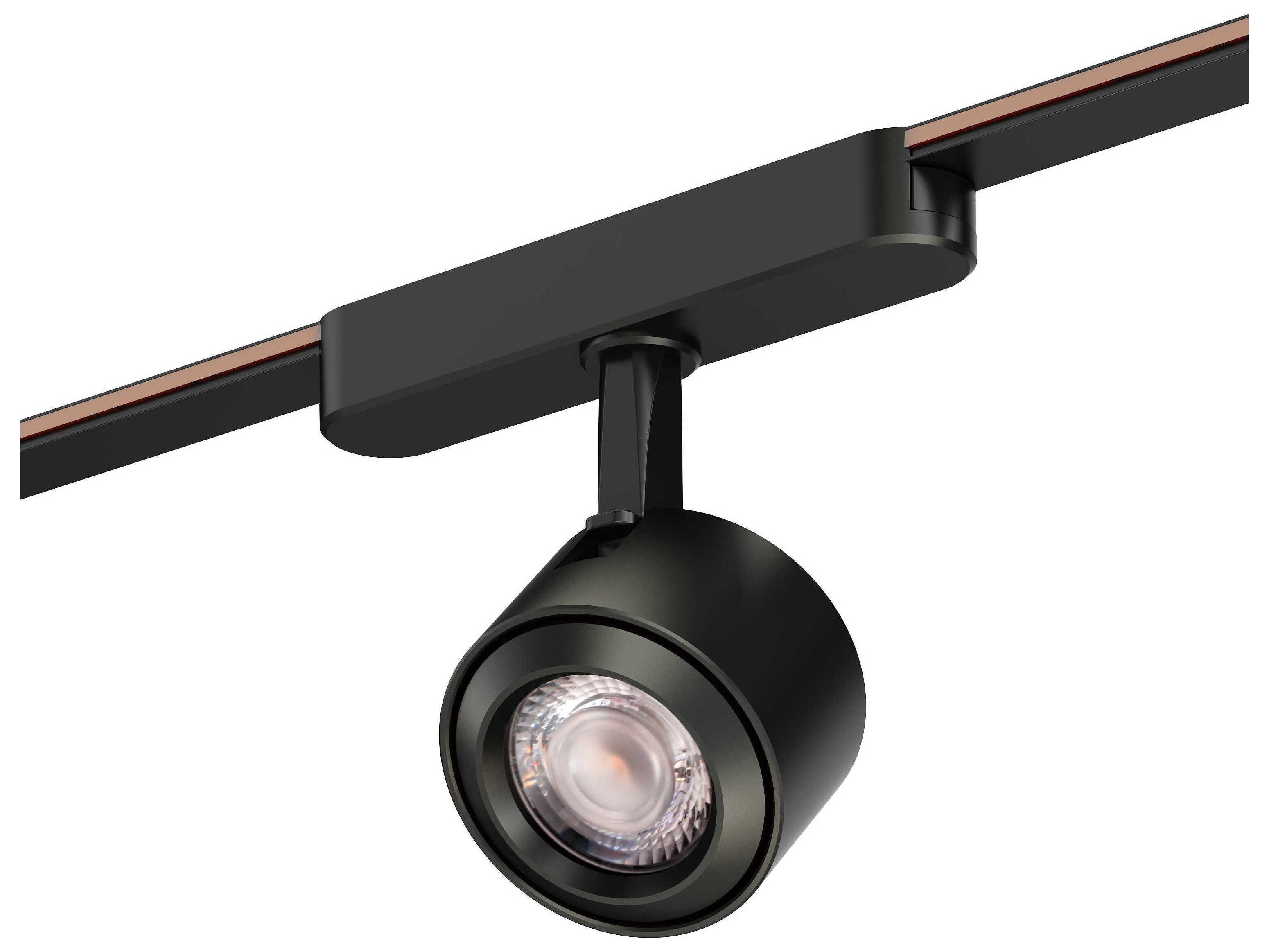 ET2 1-Light Black Round Spot Light