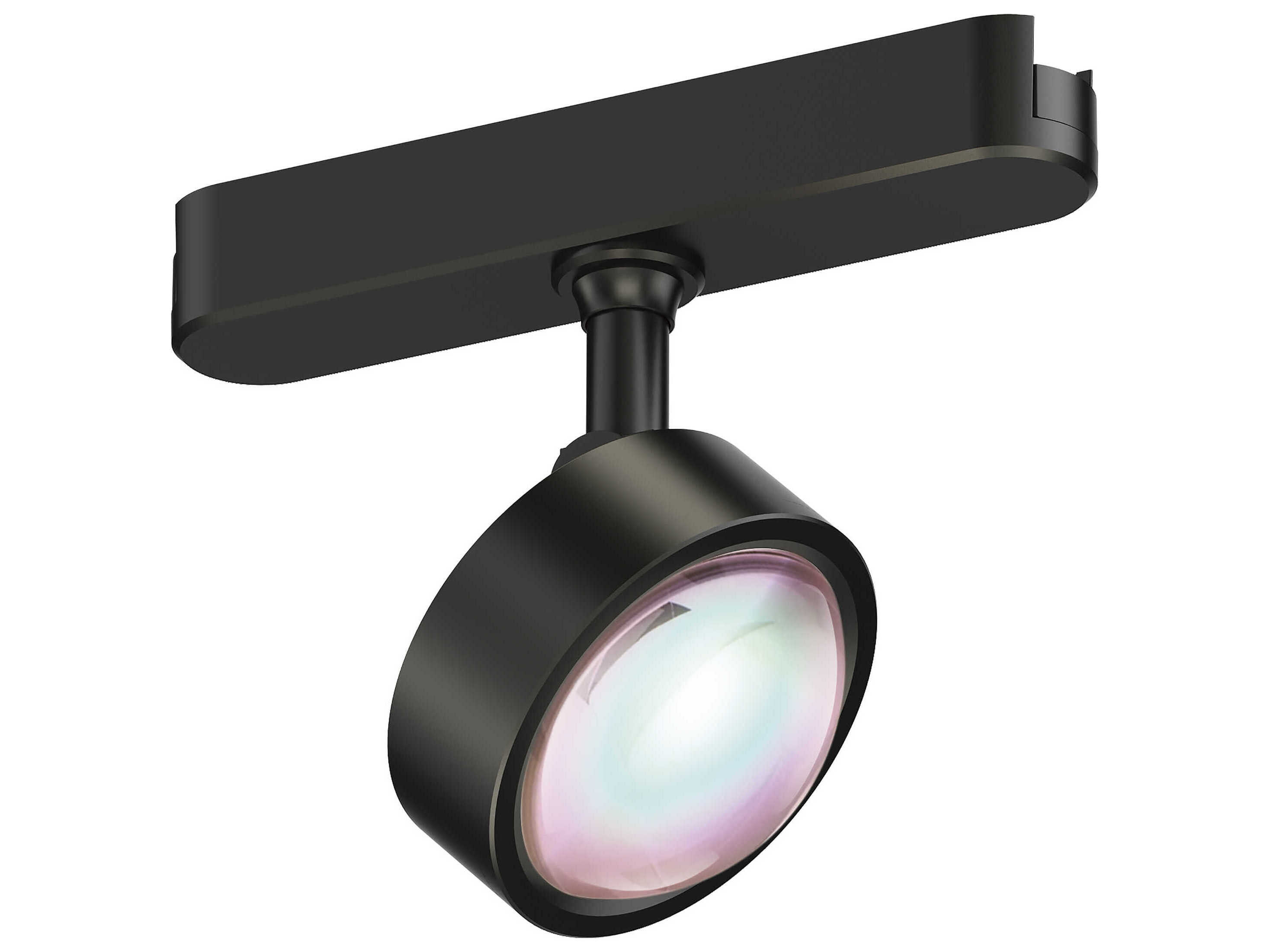 ET2 1-Light Black Round Spot Light