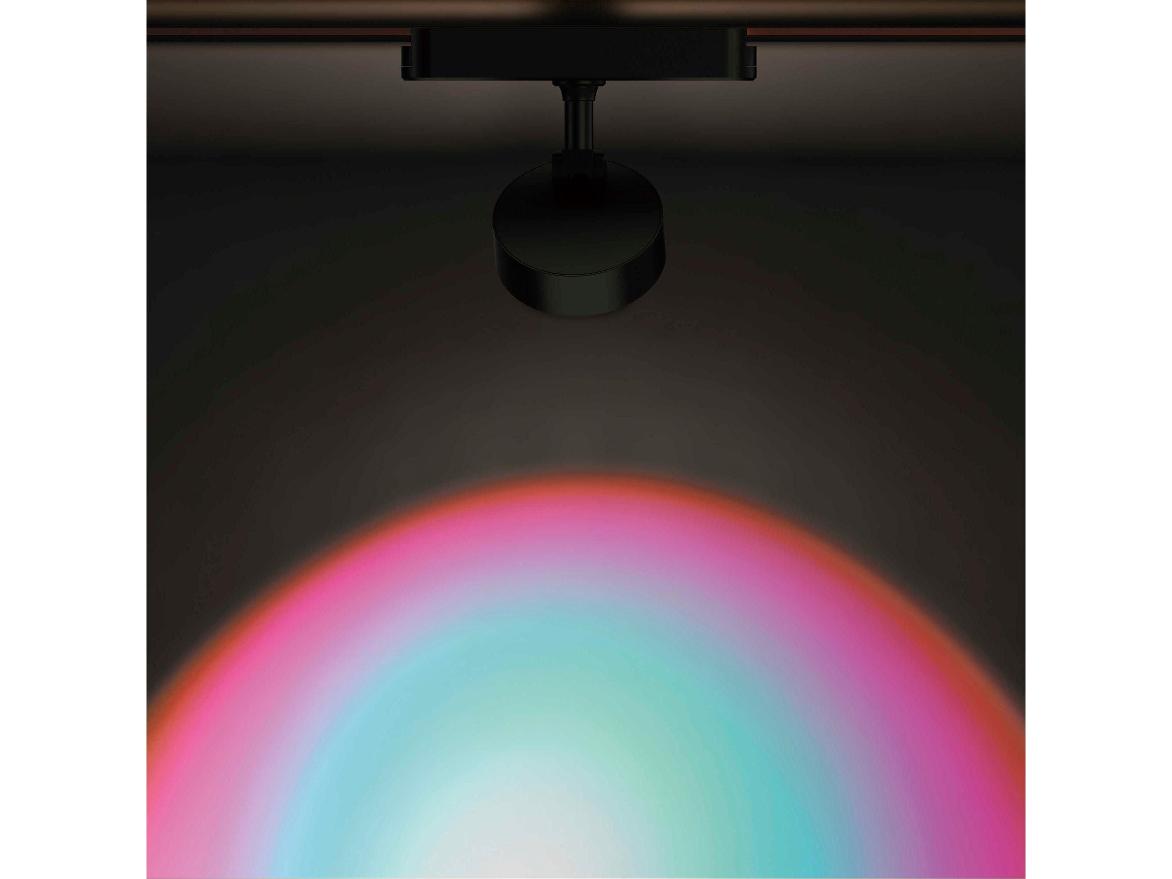 ET2 1-Light Black Round Spot Light