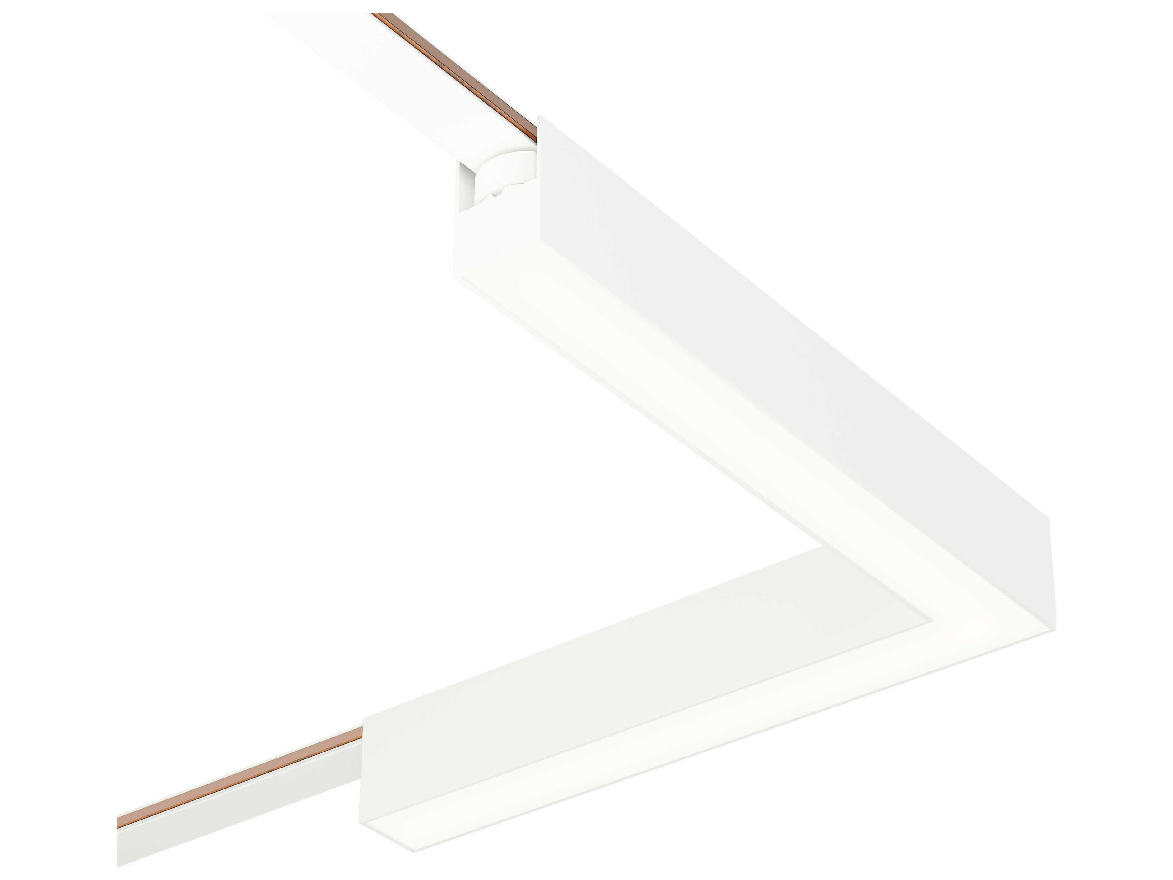ET2 1-Light White Geometric Track & Rail Light