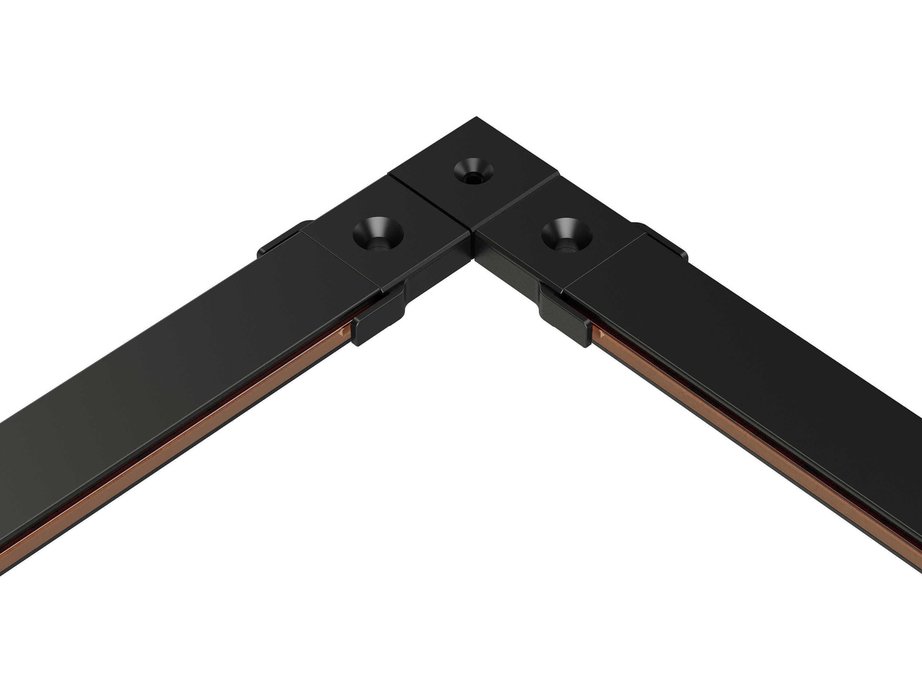ET2 Continuum Track Black 90 Degree Corner Connector