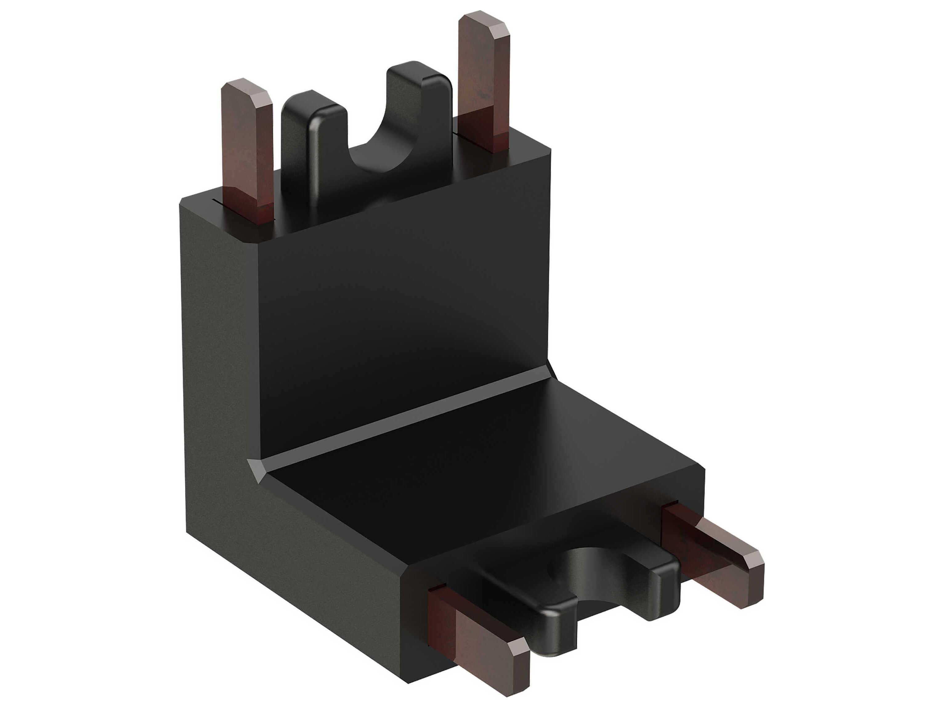 ET2 Continuum Track Black Wall To Ceiling Connector