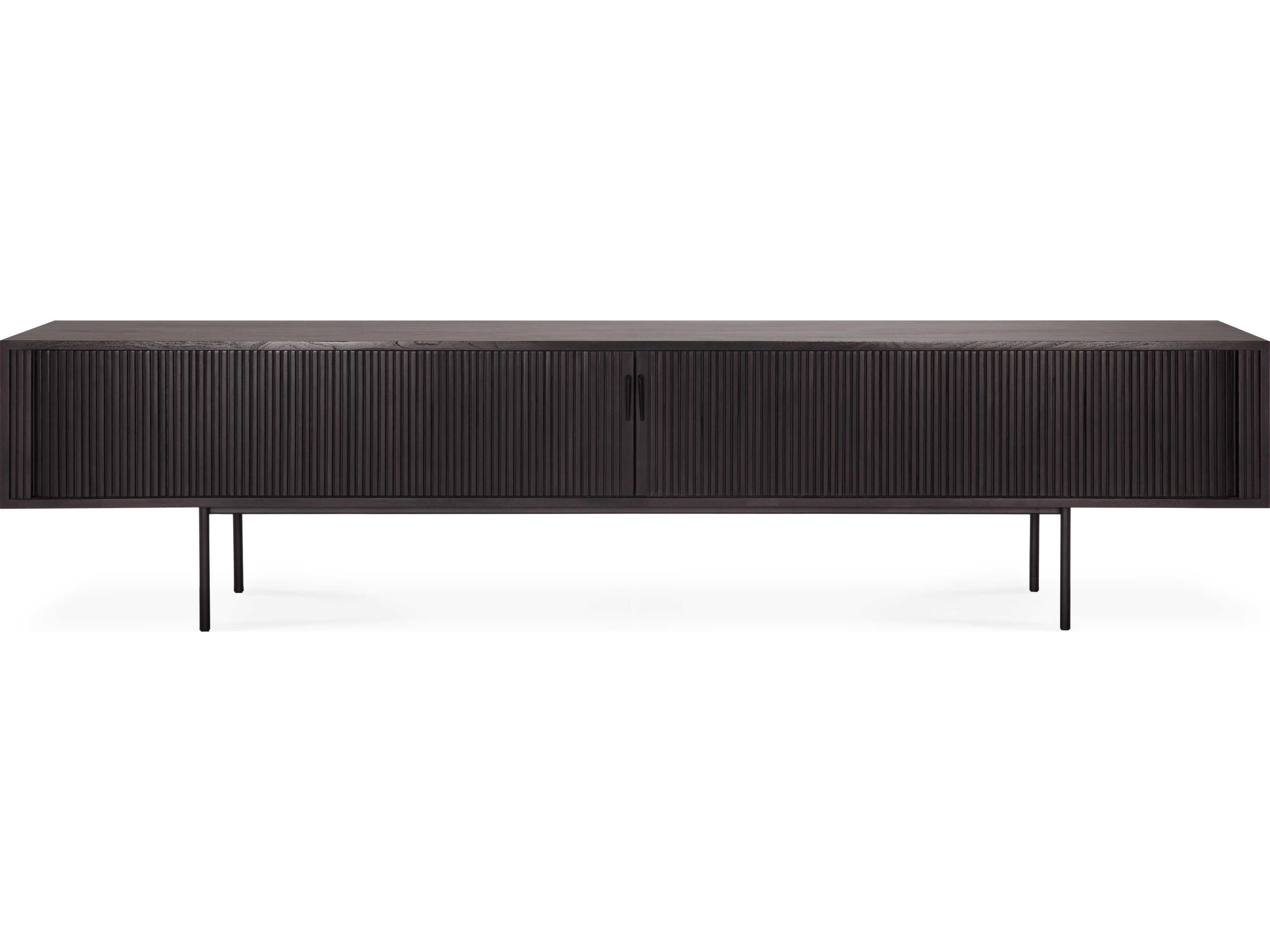 Ethnicraft Roller Max Teak Black Tv Cupboard