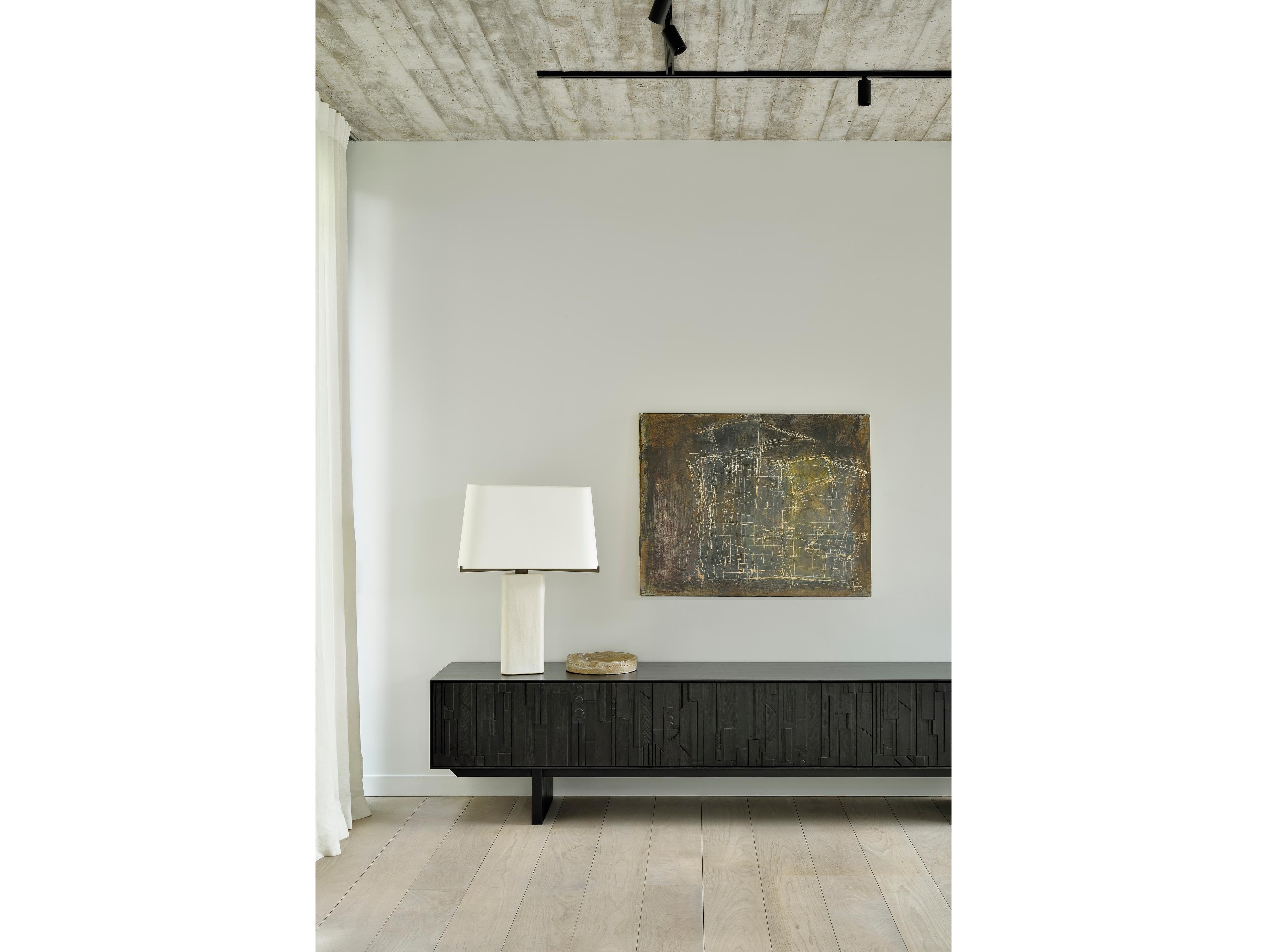 Ethnicraft Mosaic Teak Black Tv Cupboard