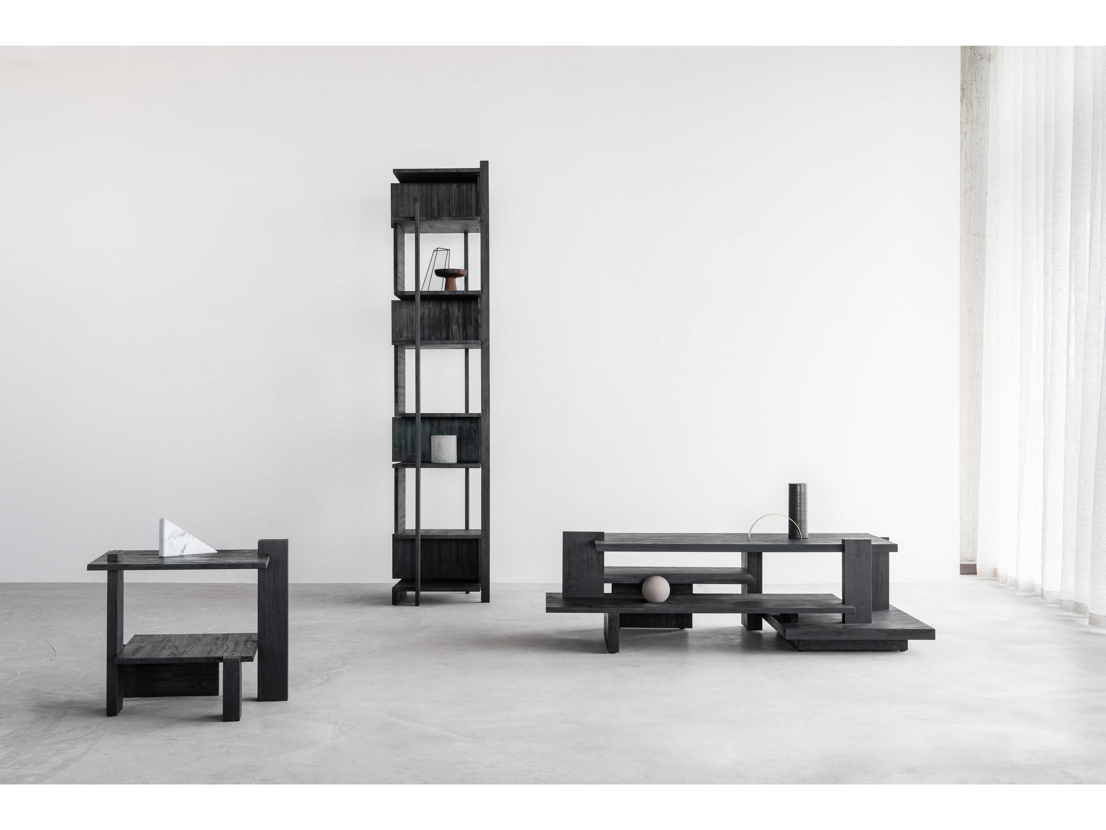 Ethnicraft Abstract Teak Black Column