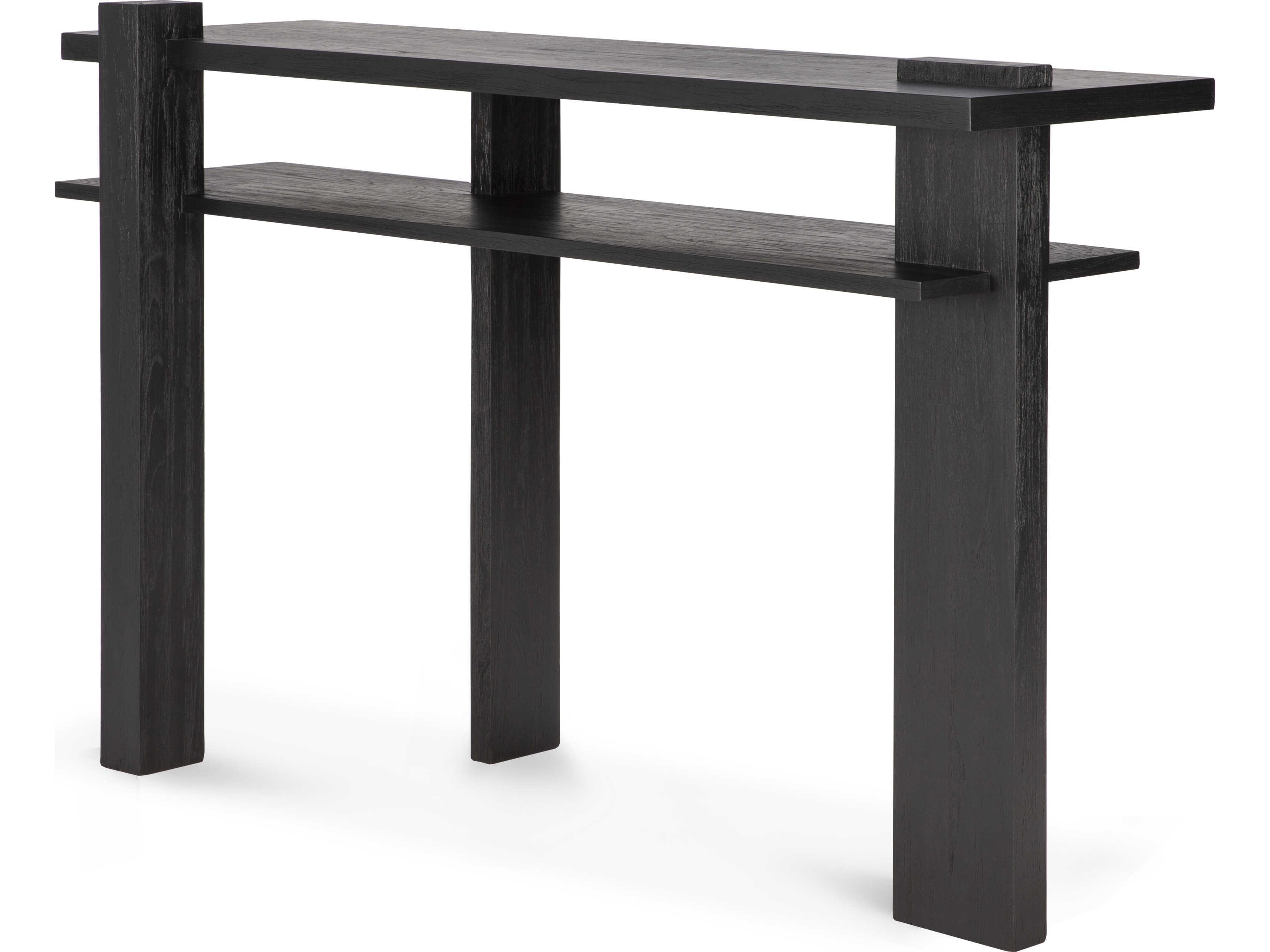 Ethnicraft Abstract Teak Black Console