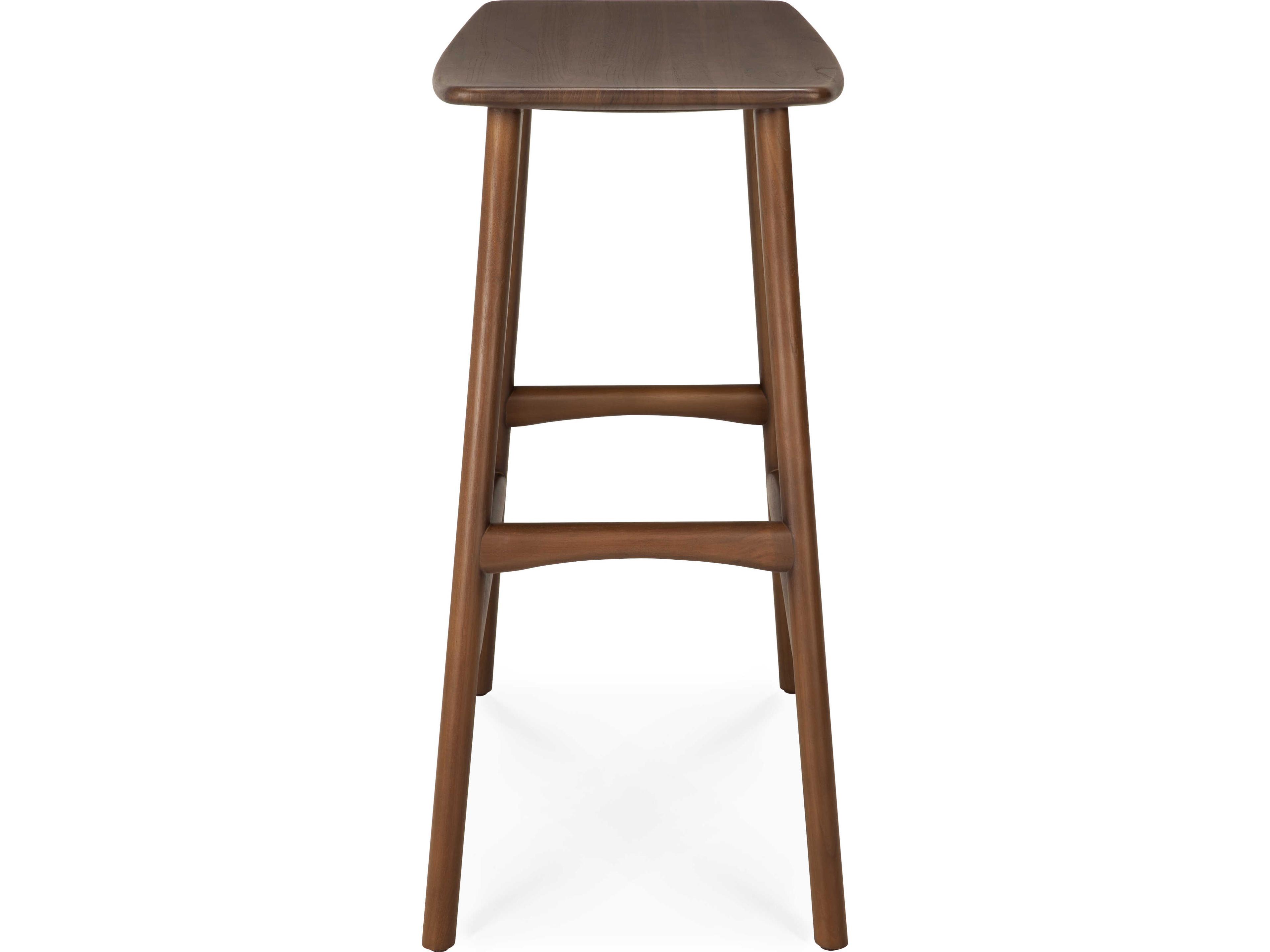 Ethnicraft Osso Teak Brown Counter Stool