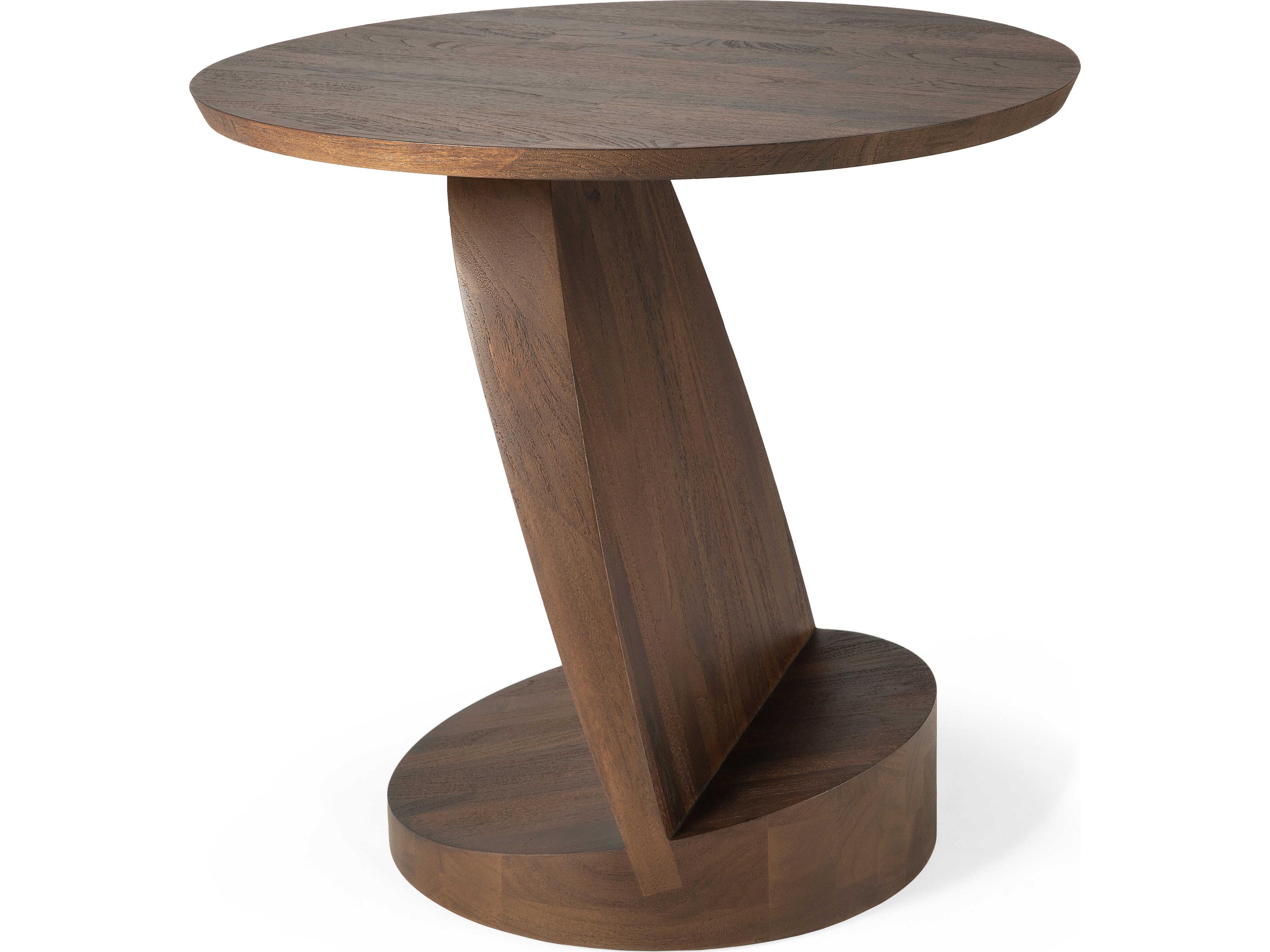 Ethnicraft Oblic Teak Brown Side Table
