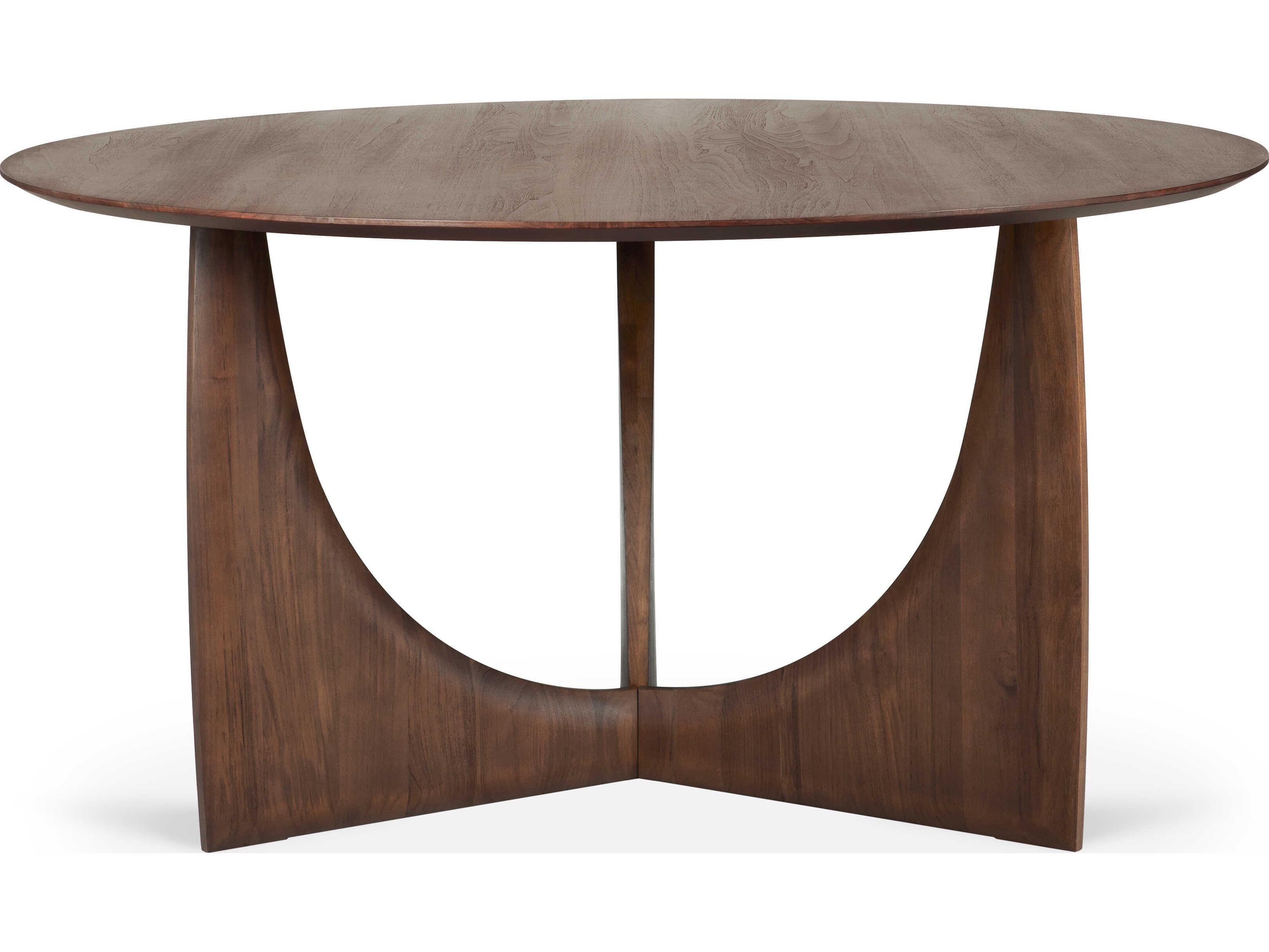 Ethnicraft Geometric Teak Brown Dining Table