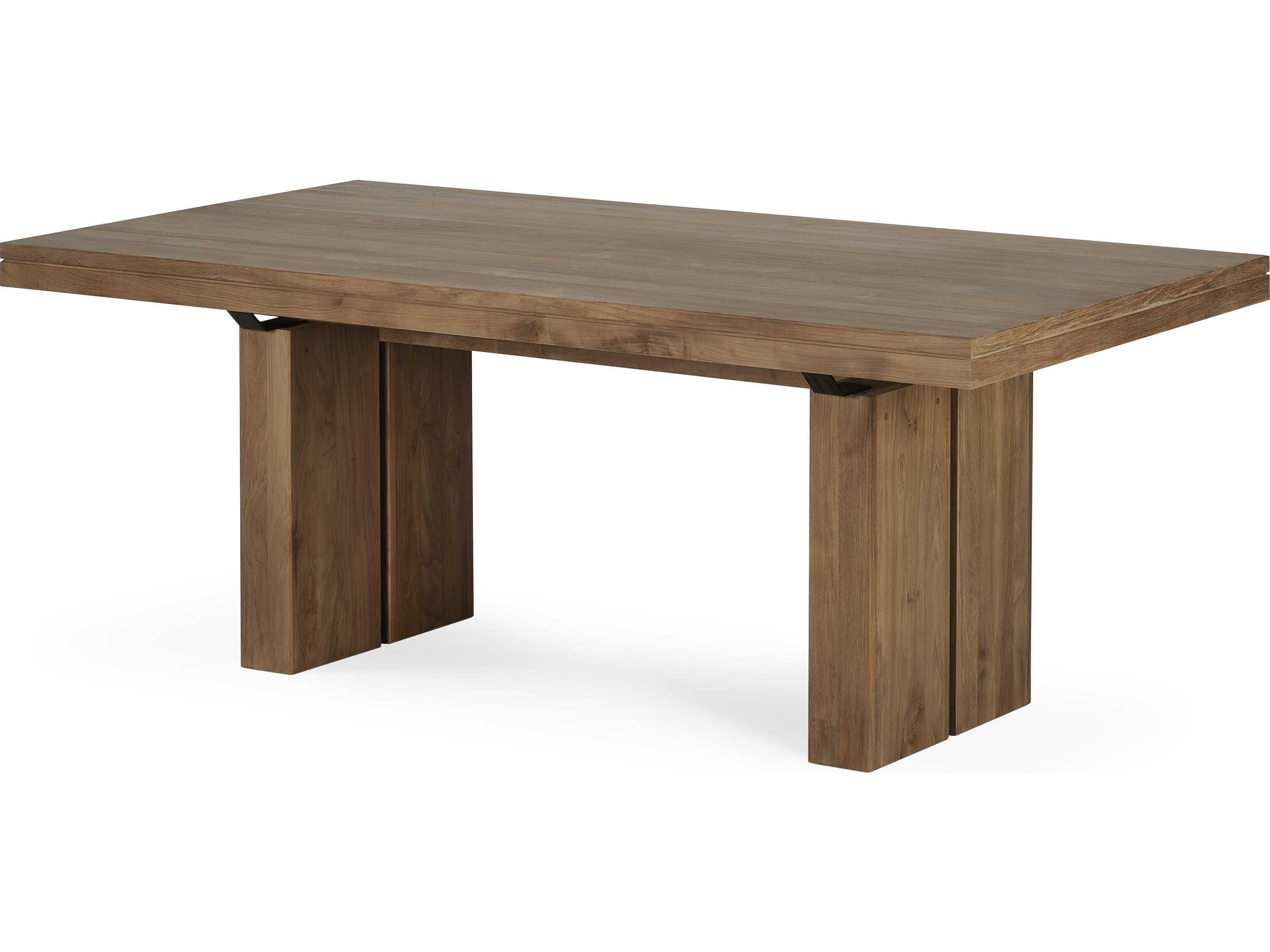 Ethnicraft Double Teak Extendable Dining Table
