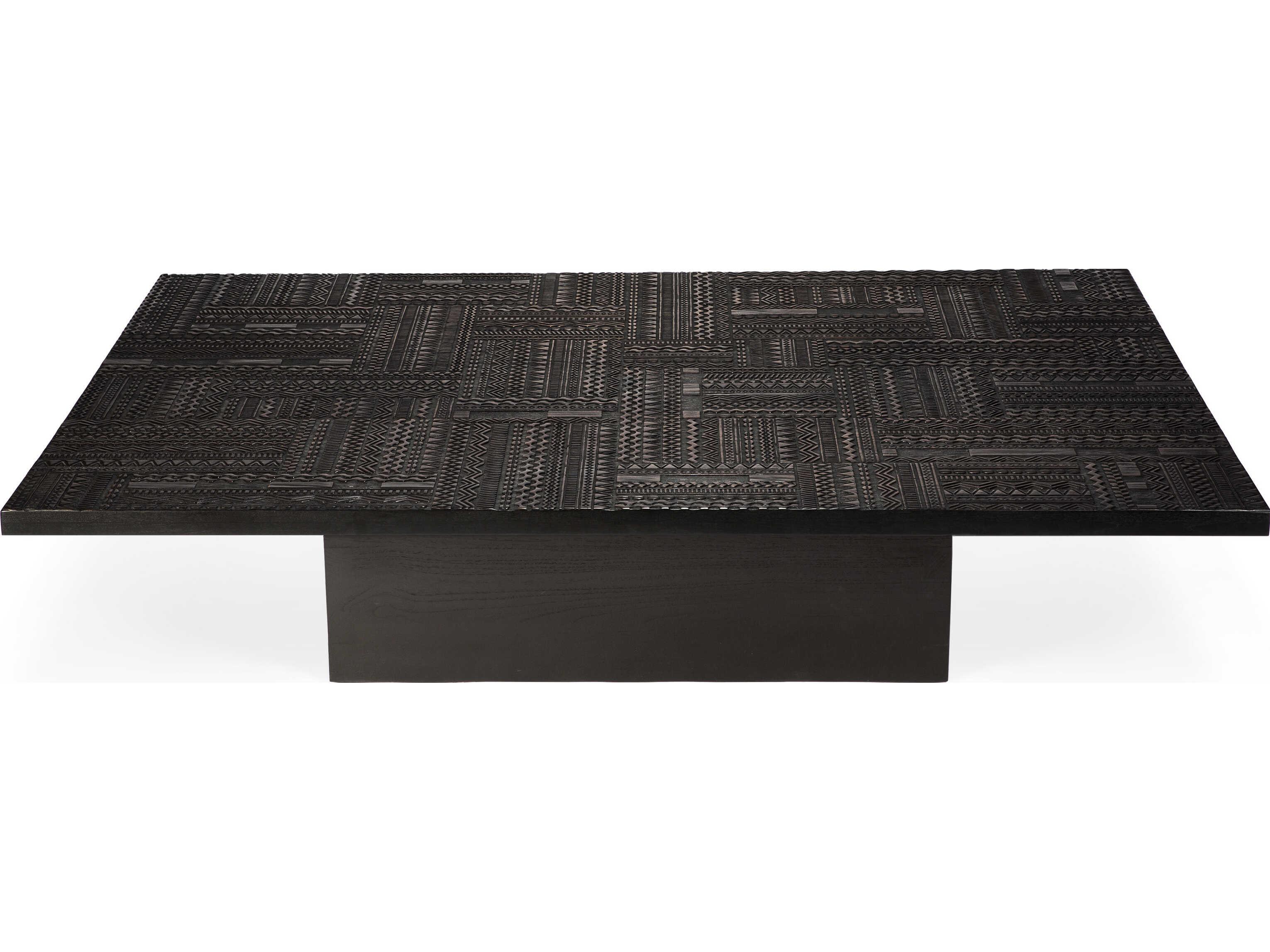 Ethnicraft Tabwa Teak Black Coffee Table