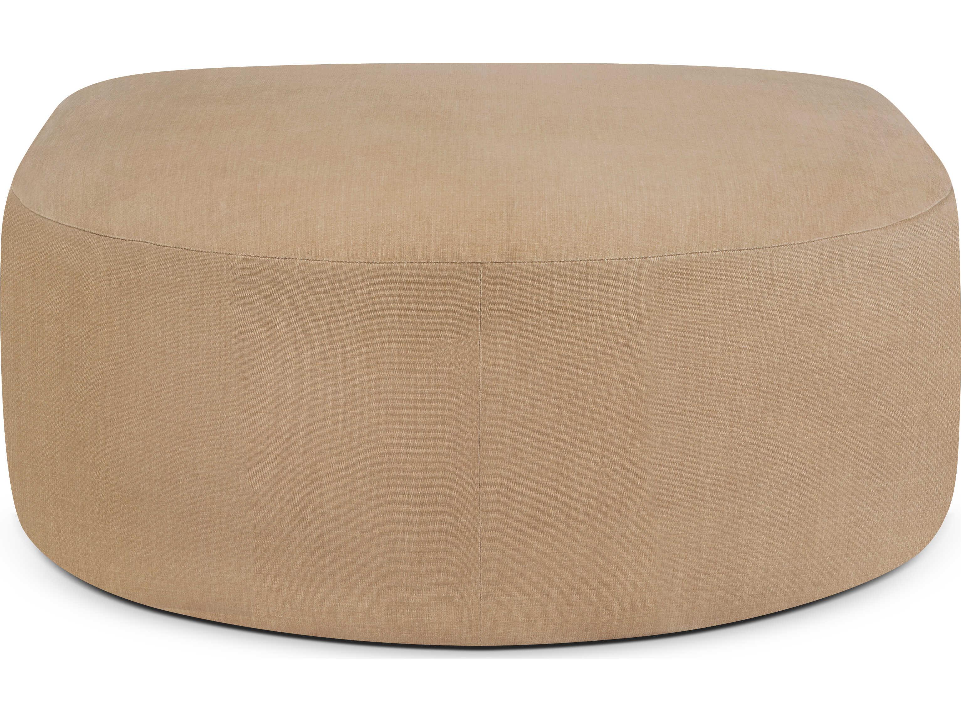 Ethnicraft Bulky Light Sepia Semi-Circle Footstool