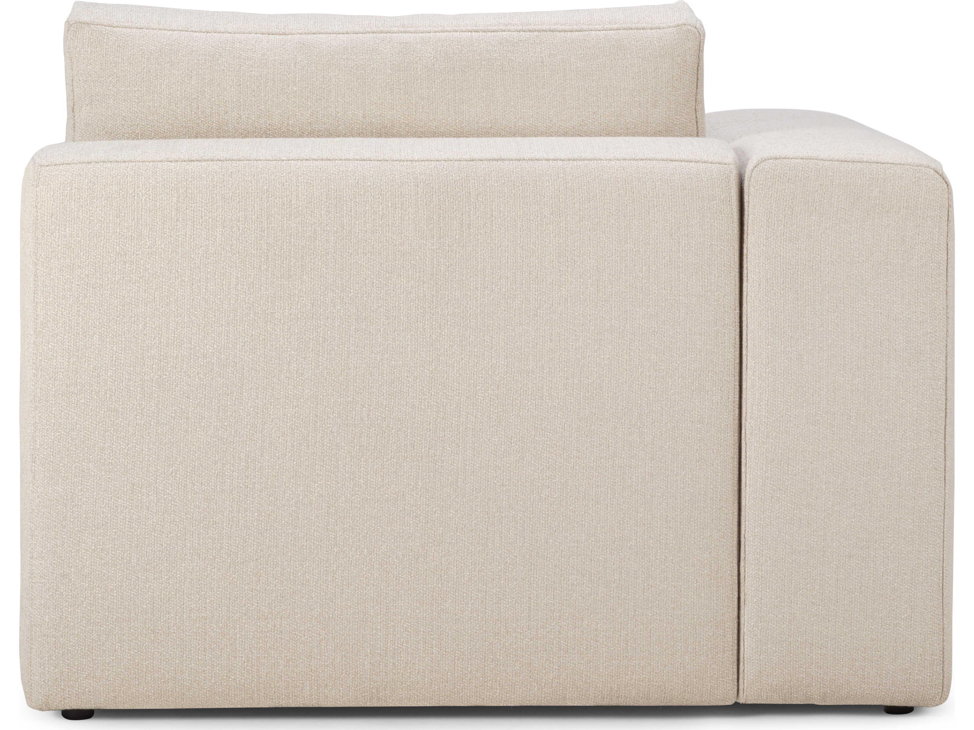 Ethnicraft Mellow End Seater With R Arm Modular Sofa