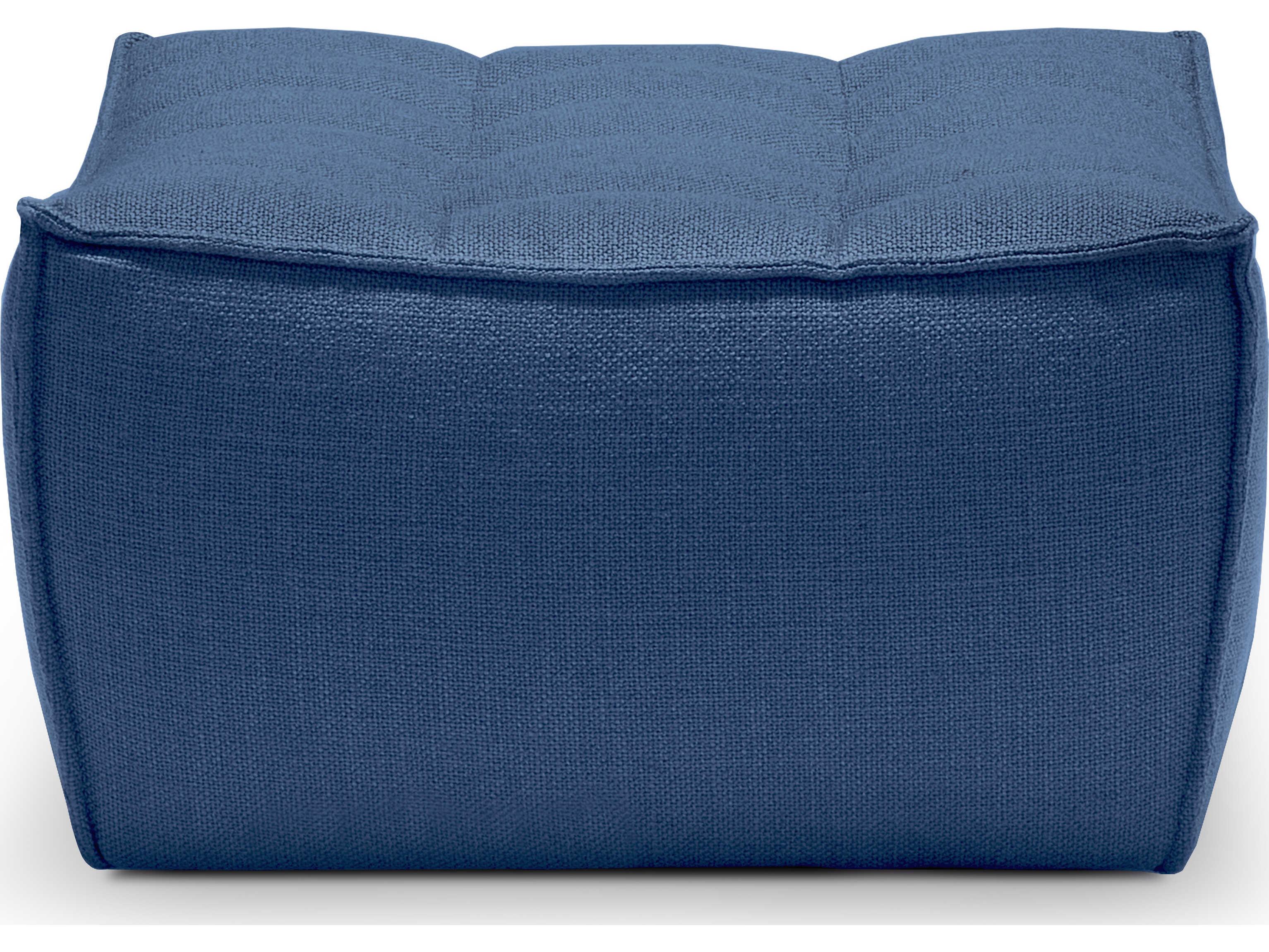Ethnicraft N701 Blue Footstool