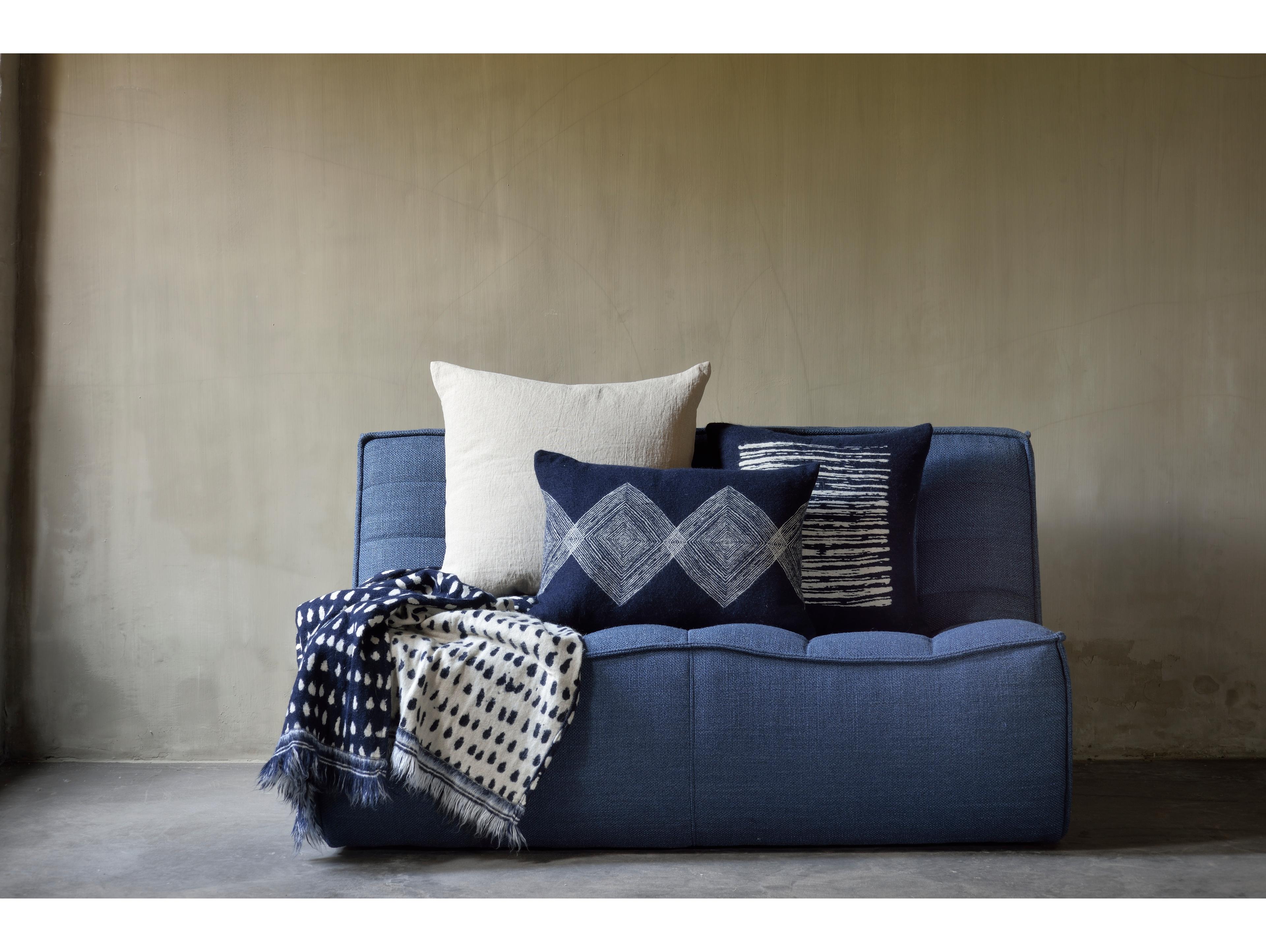 Ethnicraft N701 Blue Modular Sofa