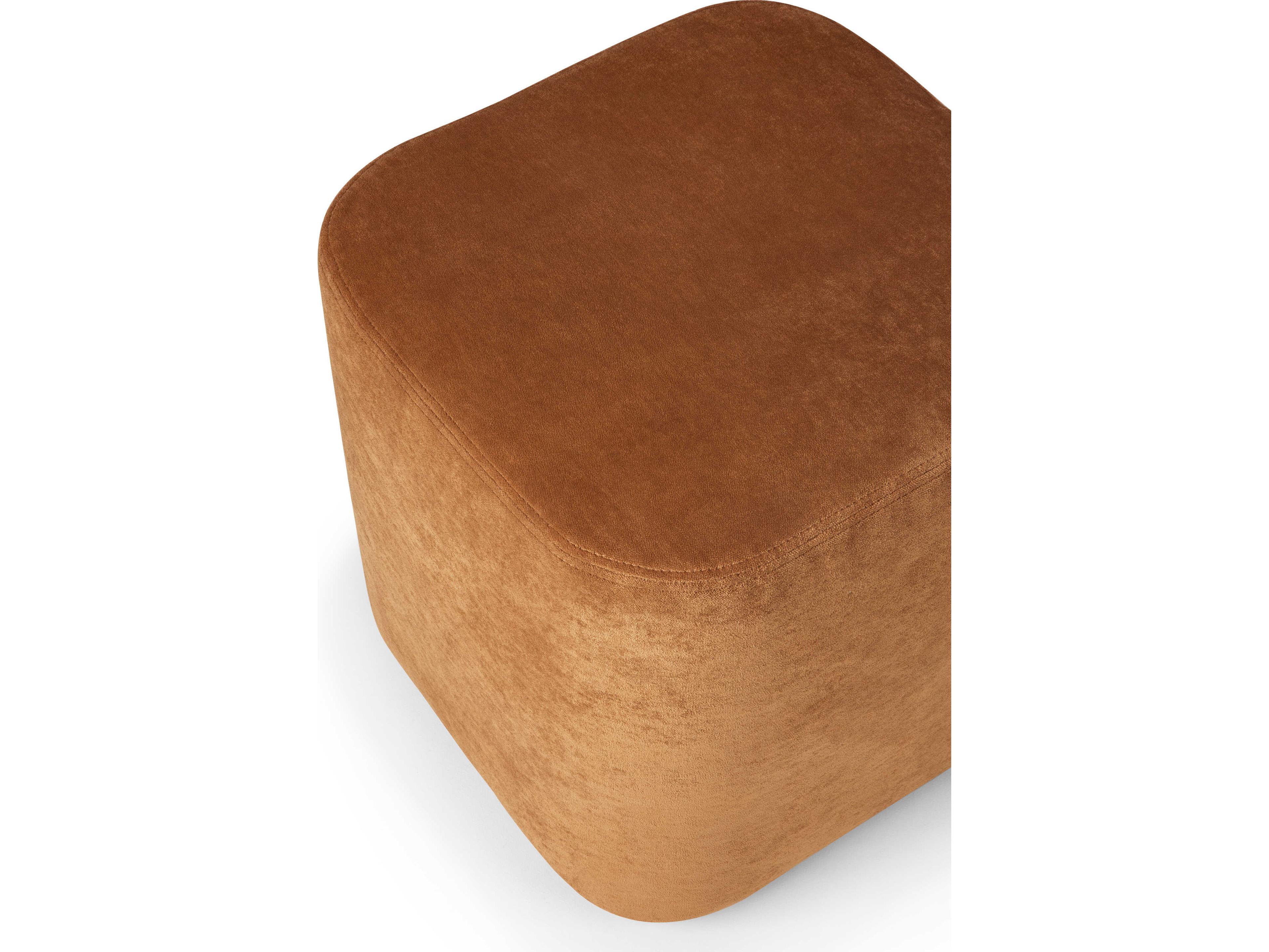 Ethnicraft Cube Cinnamon Pouf