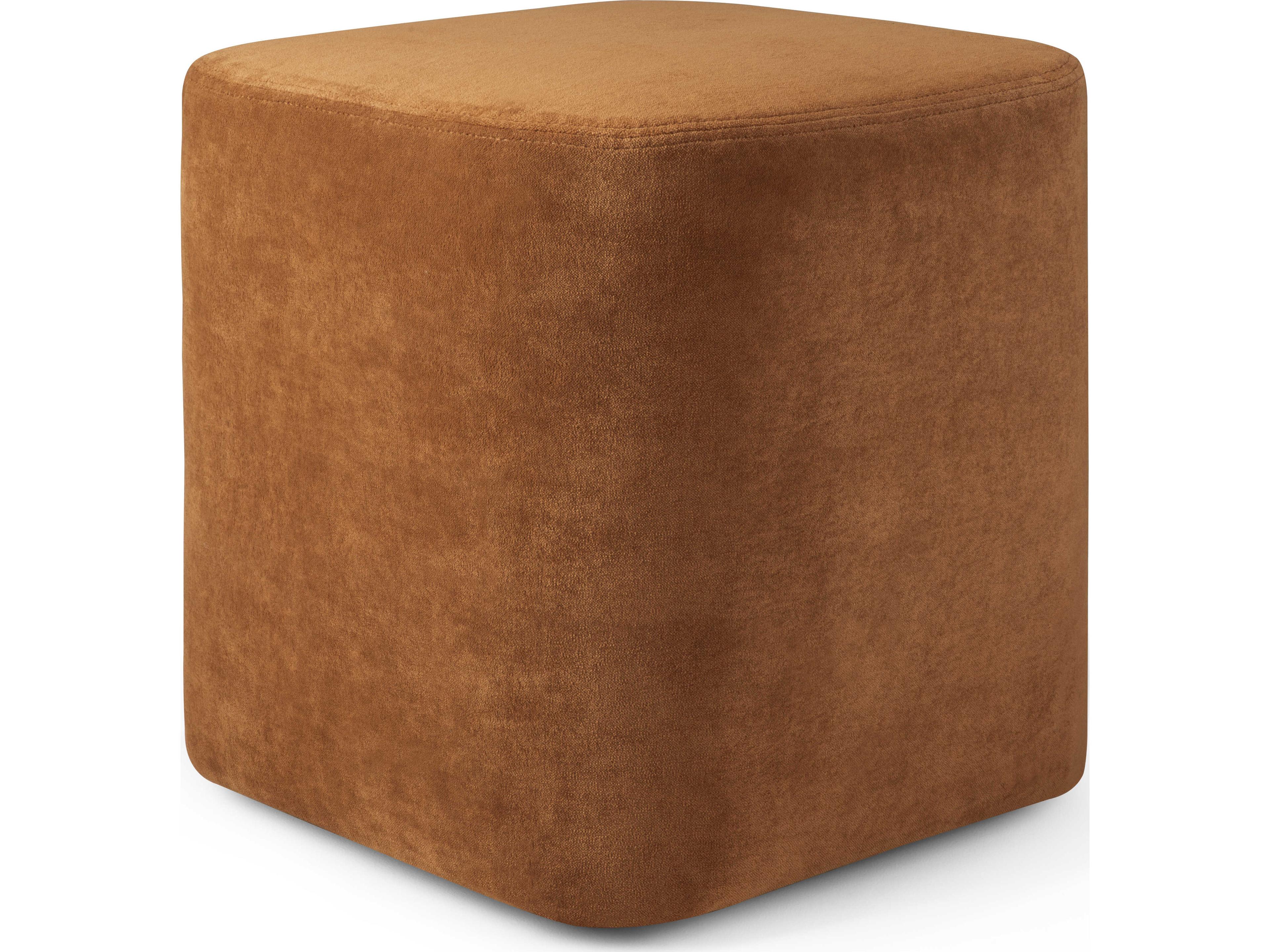 Ethnicraft Cube Cinnamon Pouf