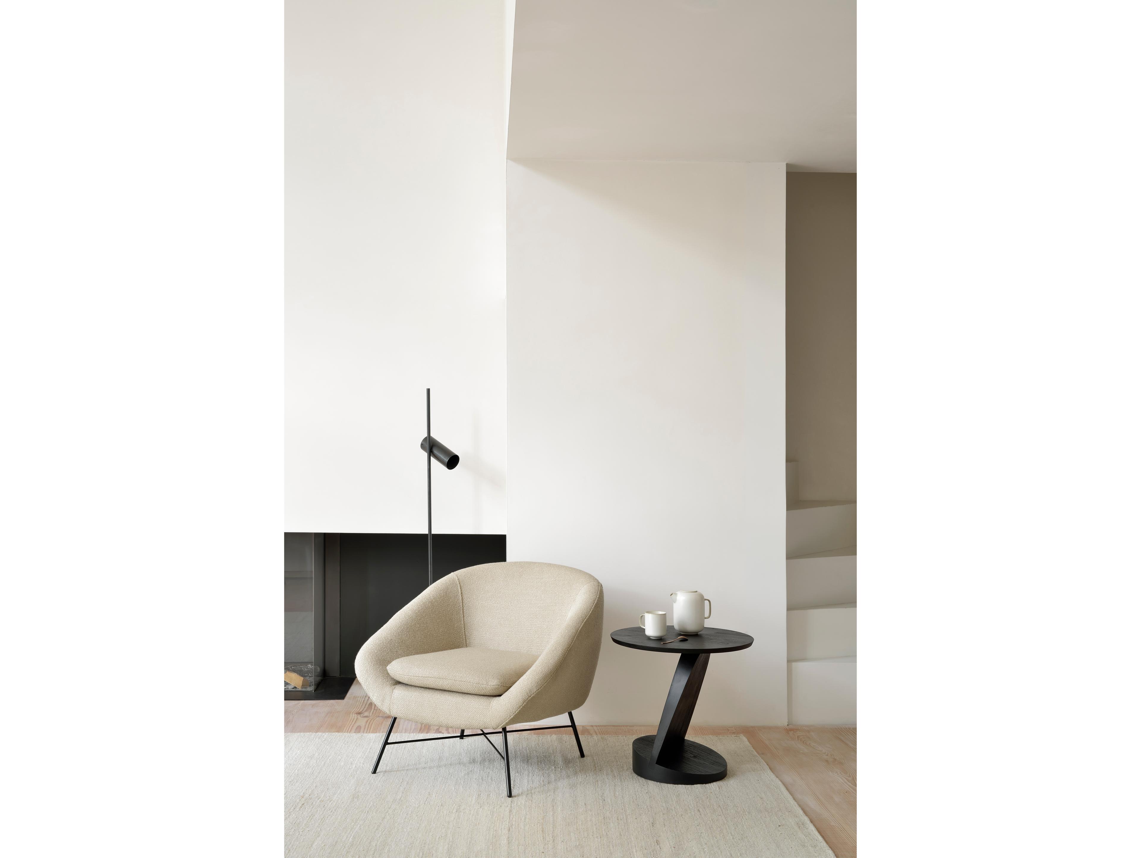 Ethnicraft Barrow Off White Lounge Chair