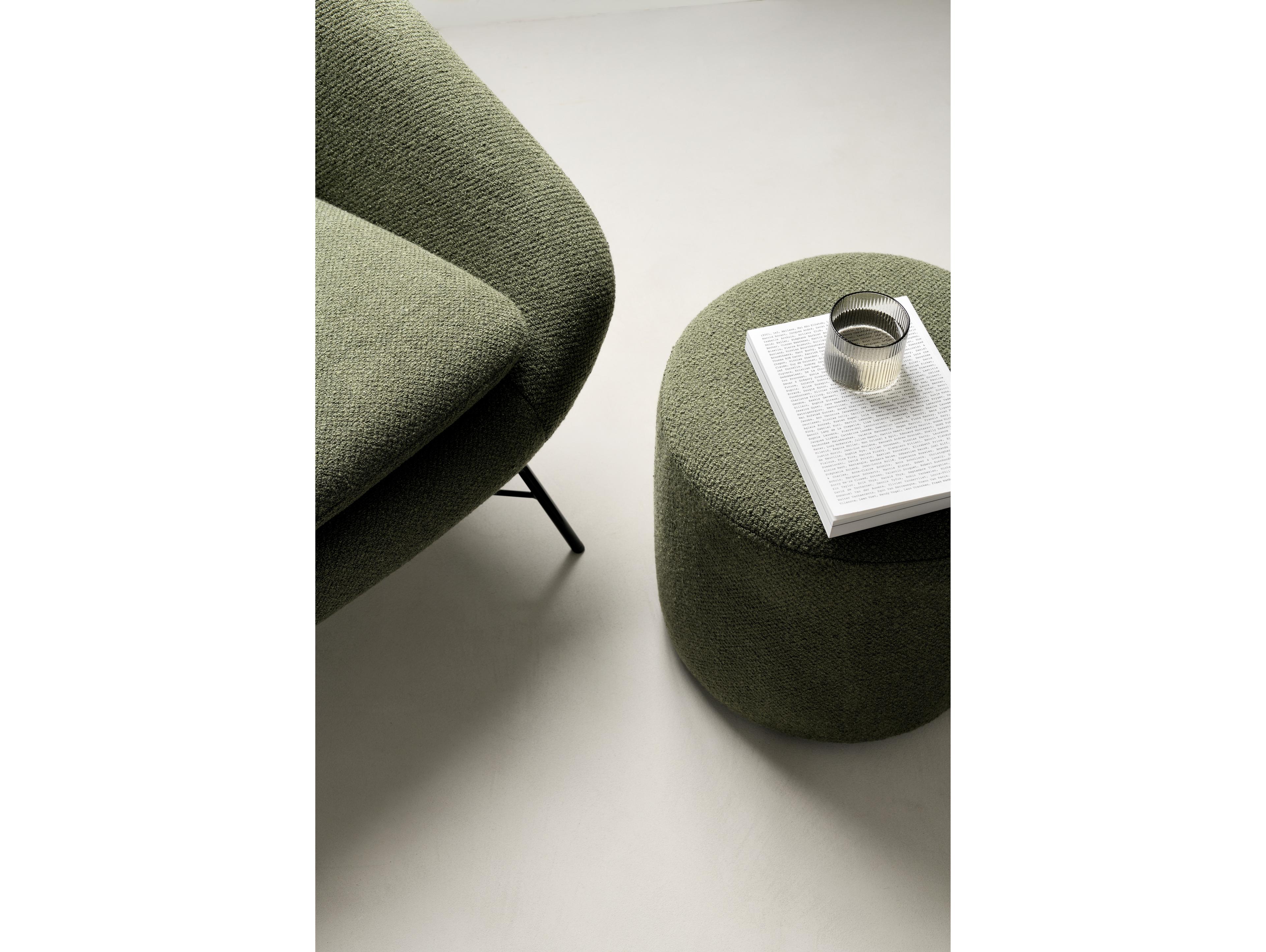 Ethnicraft Barrow Pine Green Lounge Chair