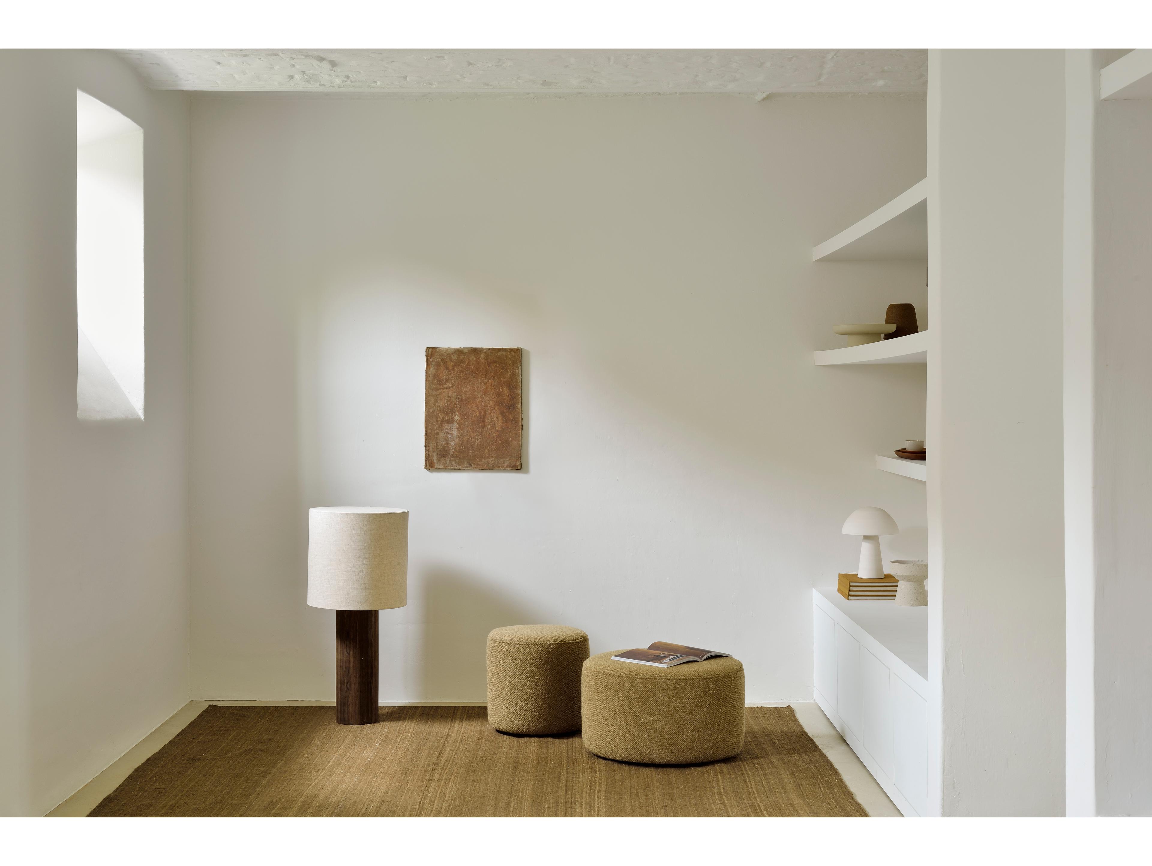 Ethnicraft Barrow Ginger Pouf