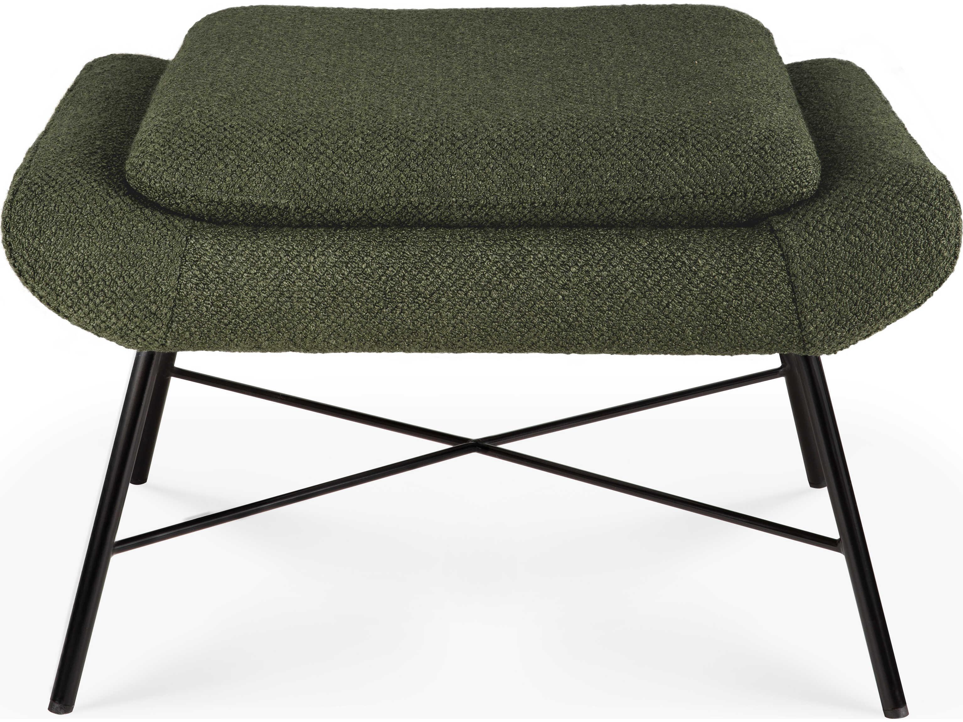 Ethnicraft Barrow Pine Green Footstool