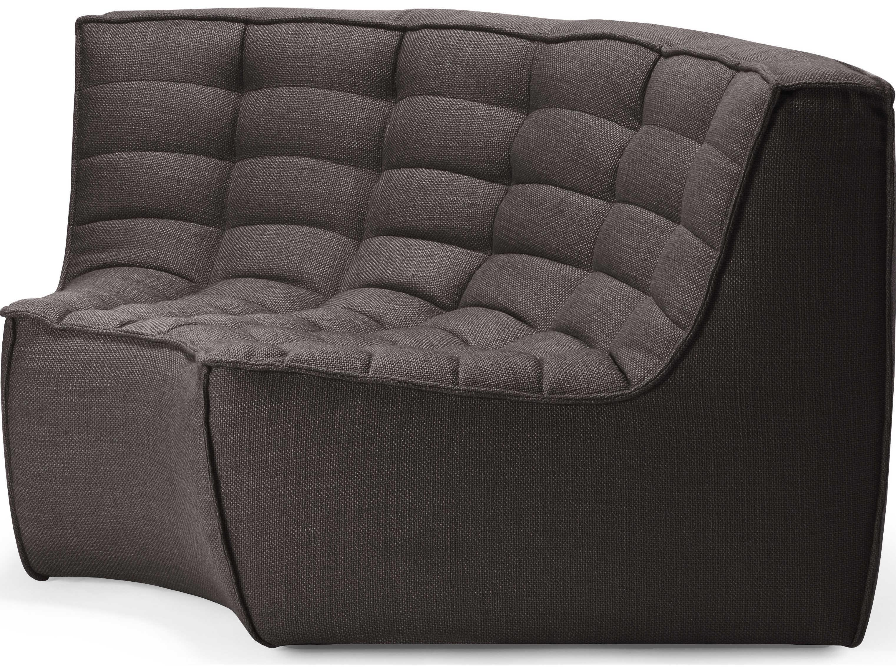 Ethnicraft N701 Dark Grey Modular Sofa