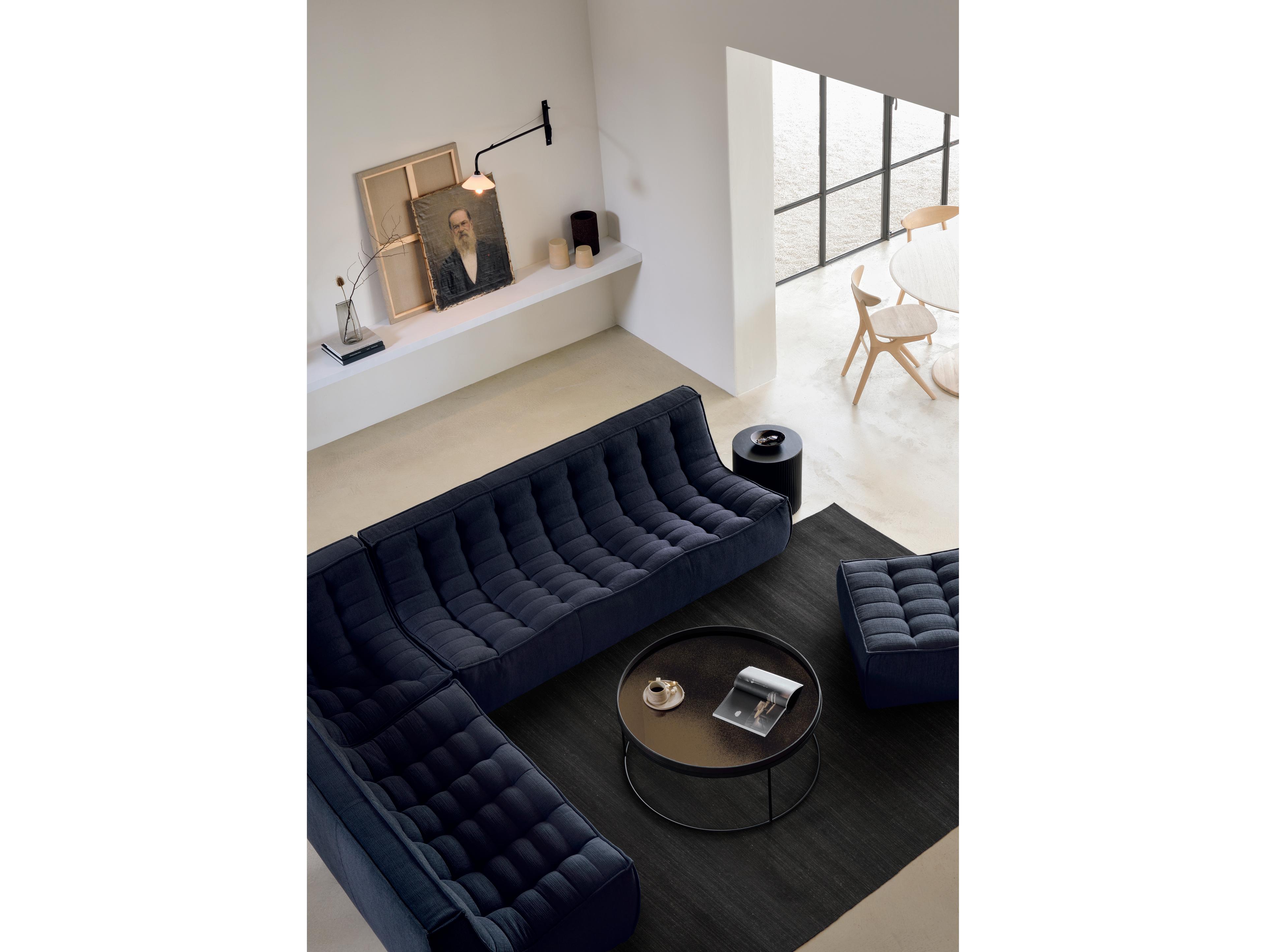 Ethnicraft N701 Graphite Eco Modular Sofa