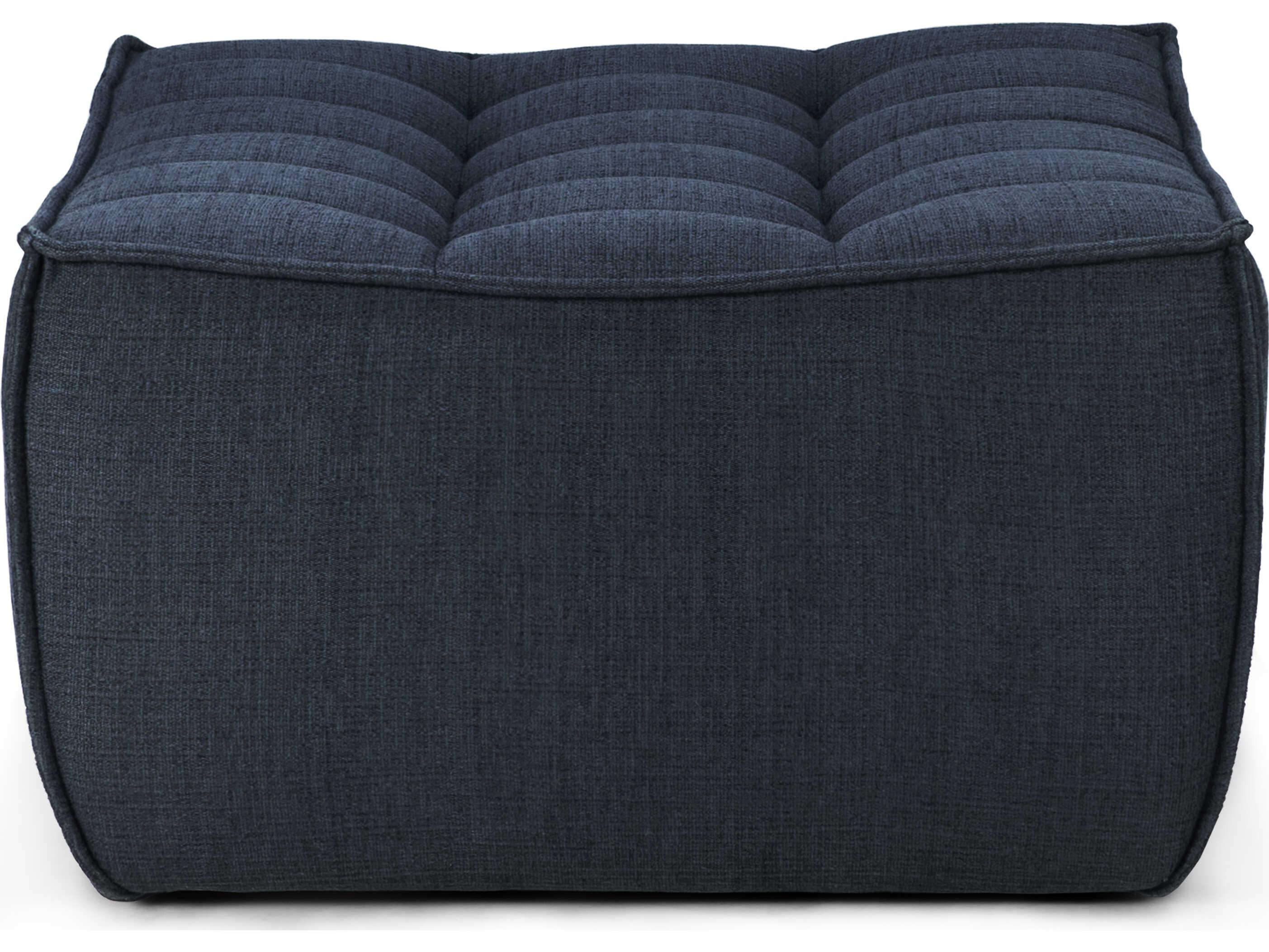 Ethnicraft N701 Graphite Eco Footstool