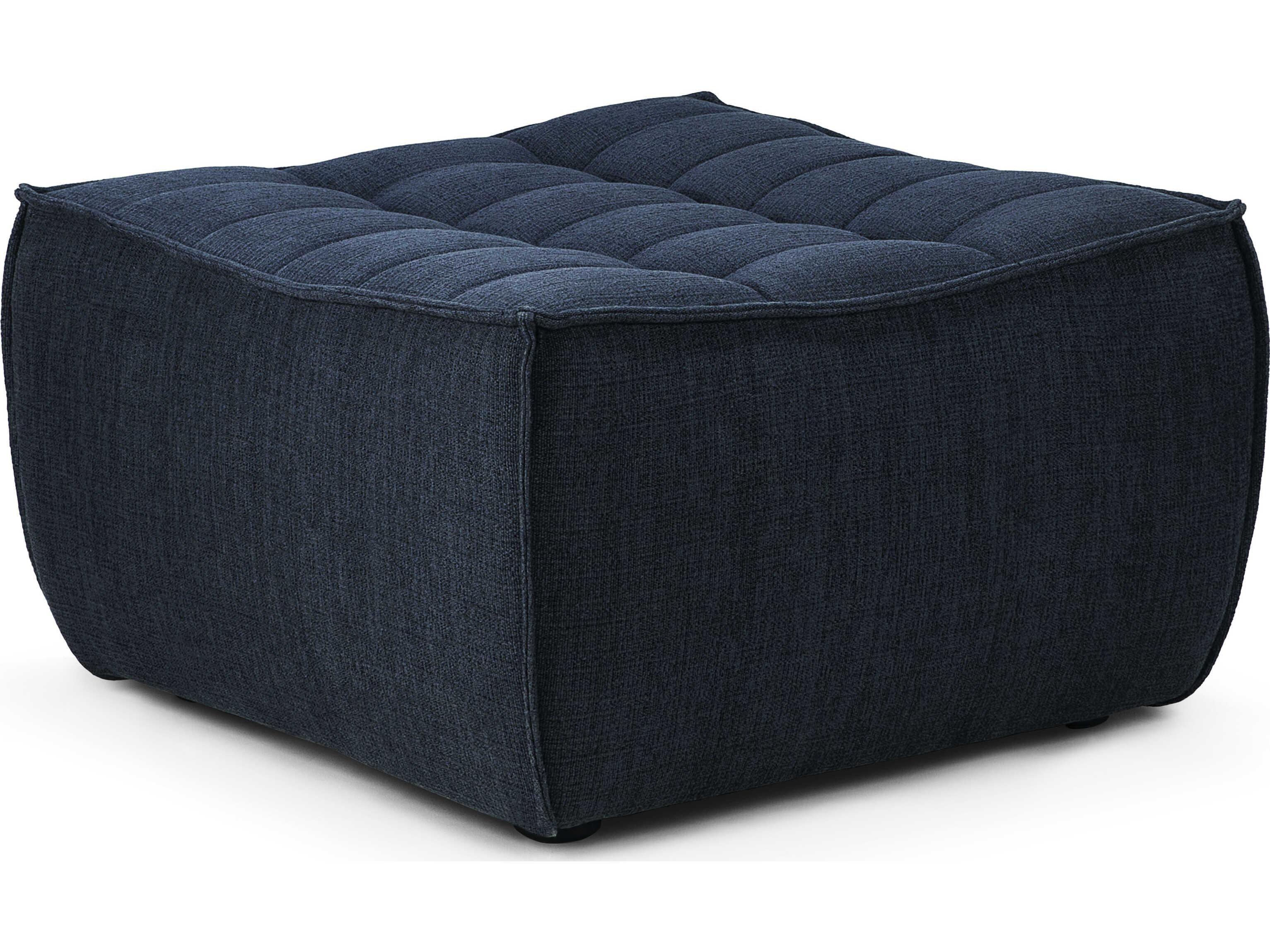 Ethnicraft N701 Graphite Eco Footstool