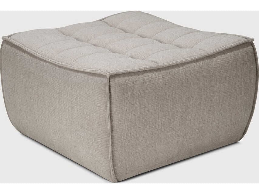 Ethnicraft N701 Ecru Eco Footstool
