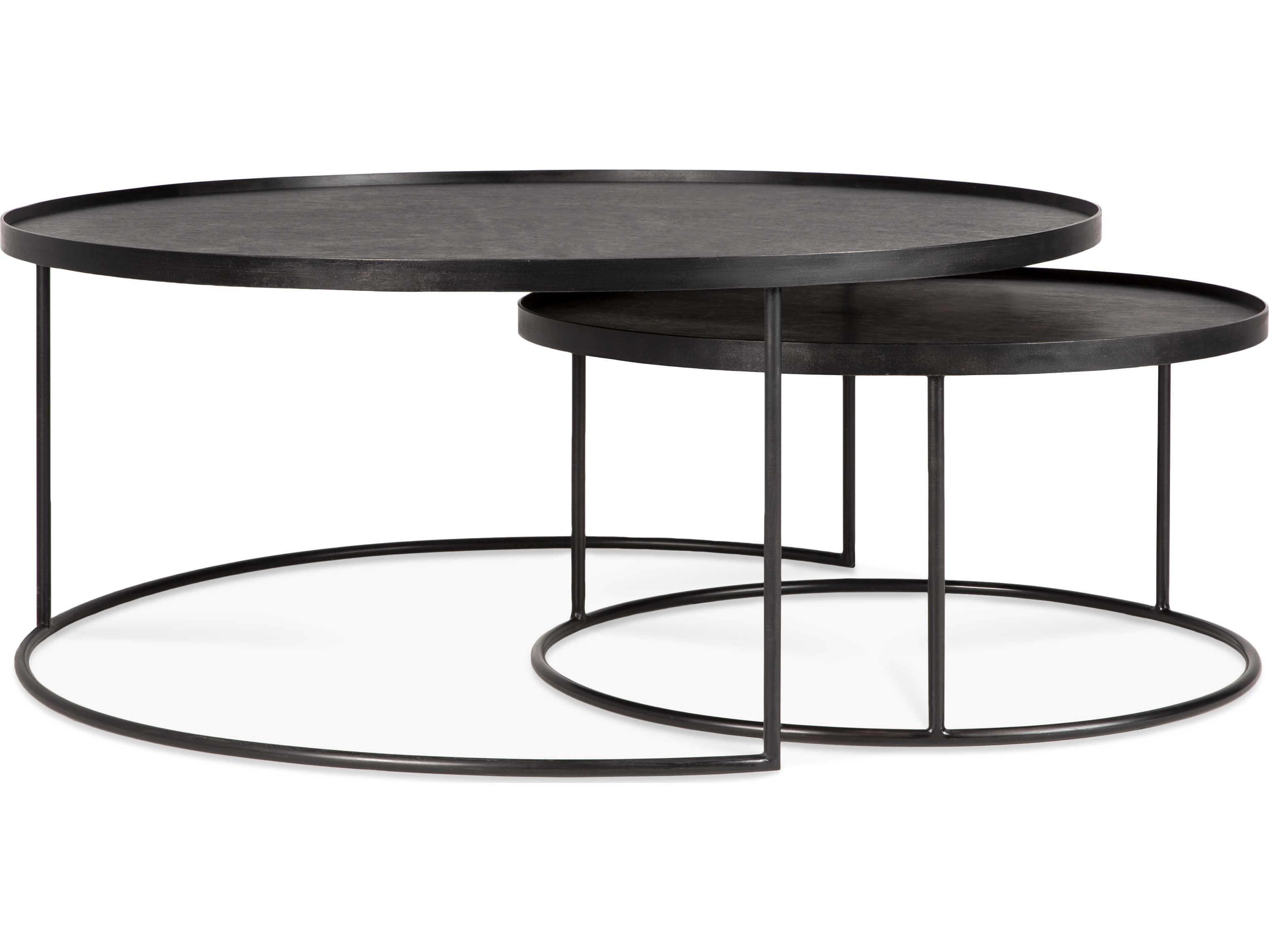 Ethnicraft Tray Large/Extra Large Coffee Table Set