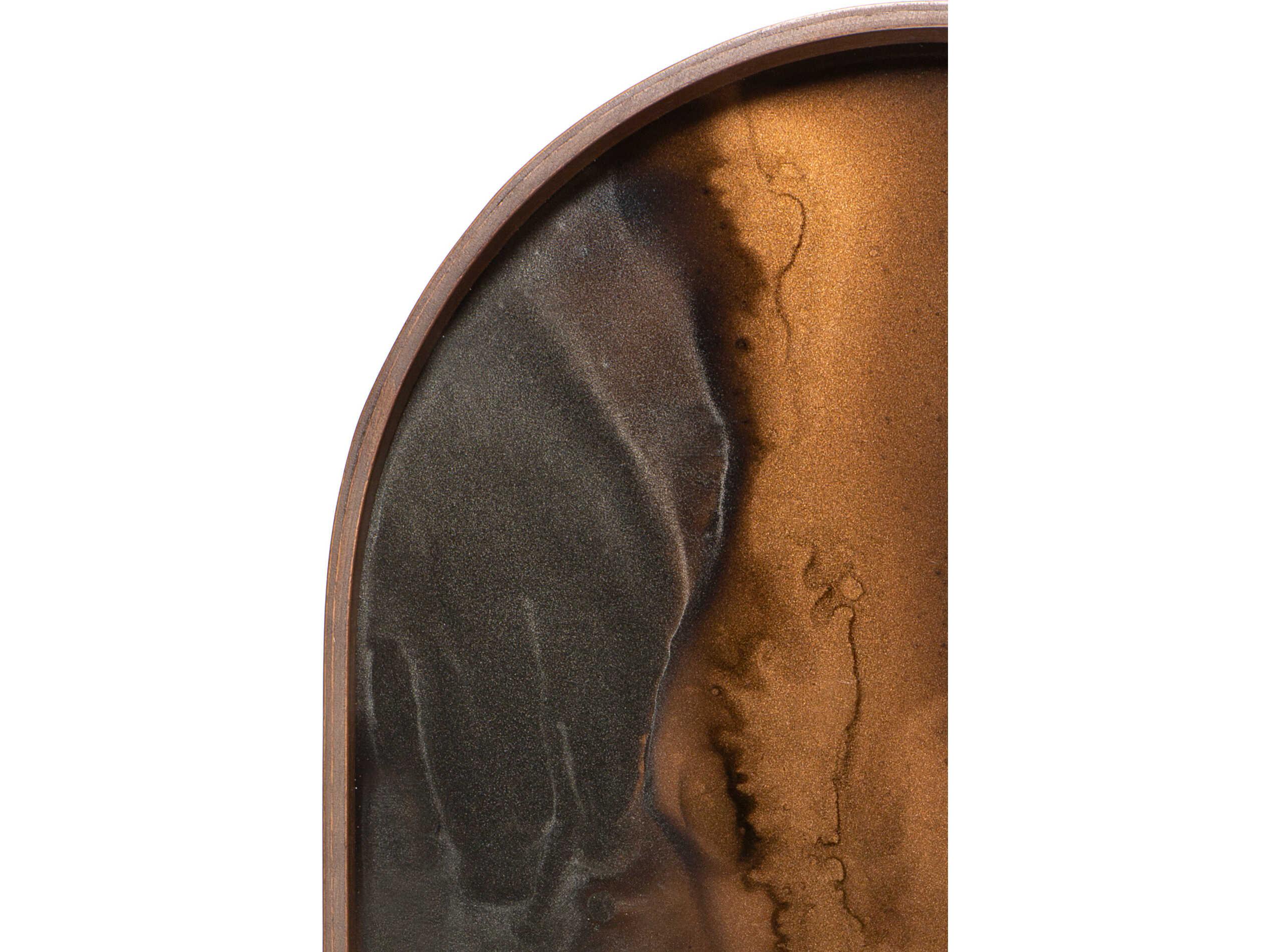 Ethnicraft Organic Bronze Glass Tray