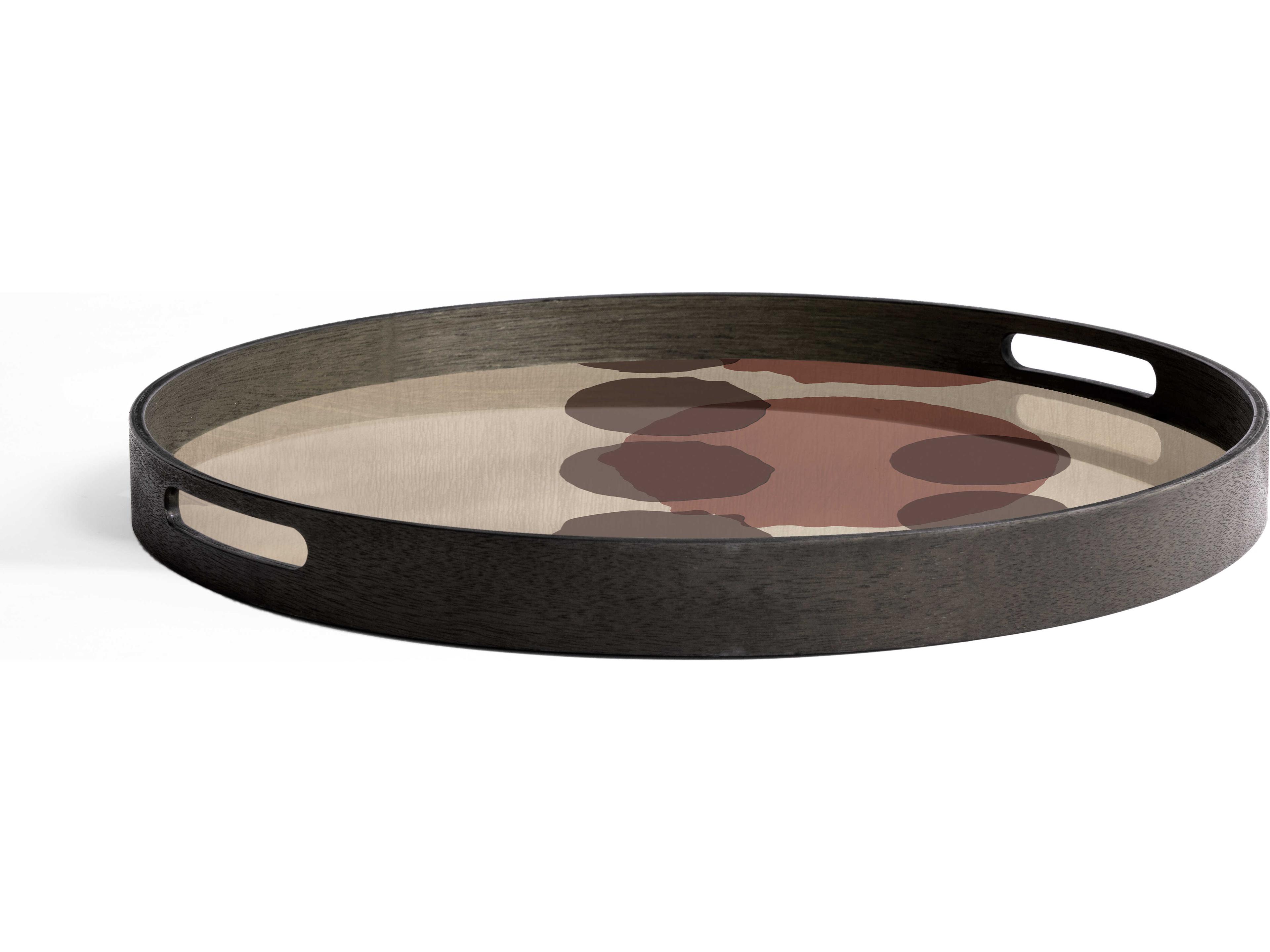 Ethnicraft Layered Dots Small Glass Tray