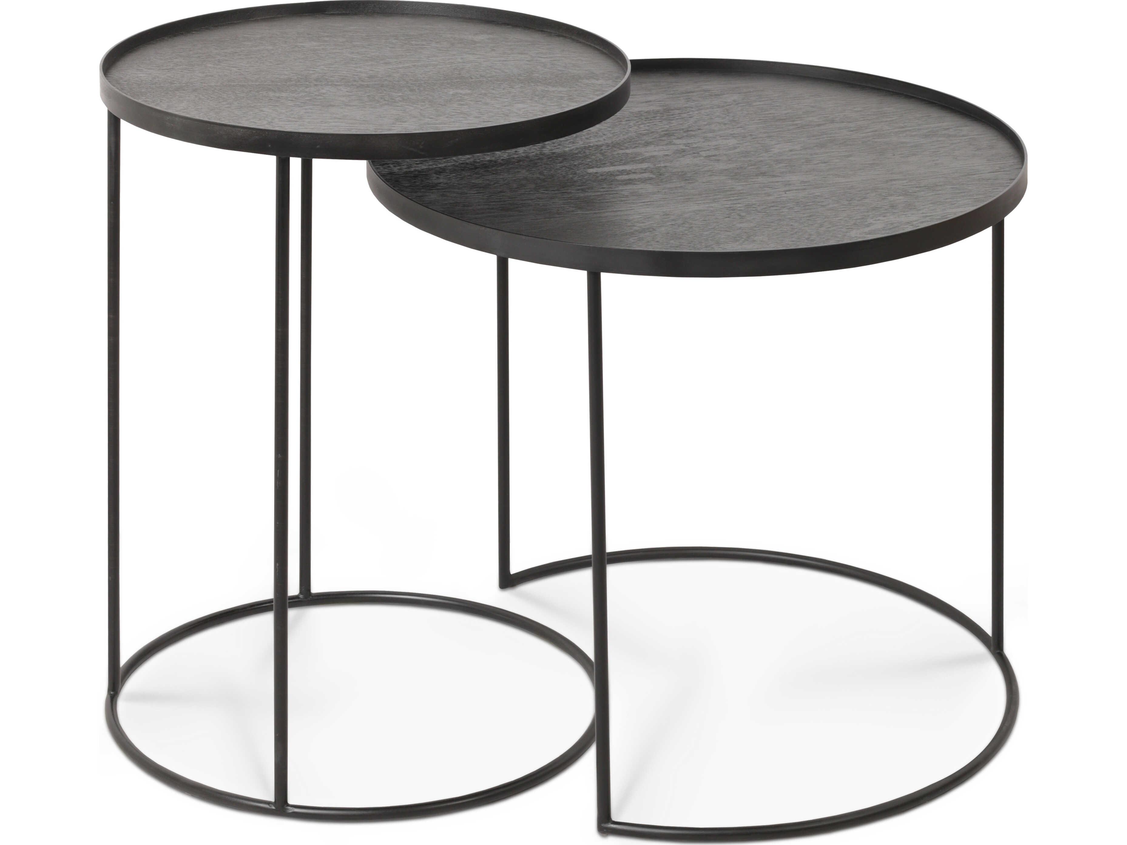 Ethnicraft Tray Side Table Set