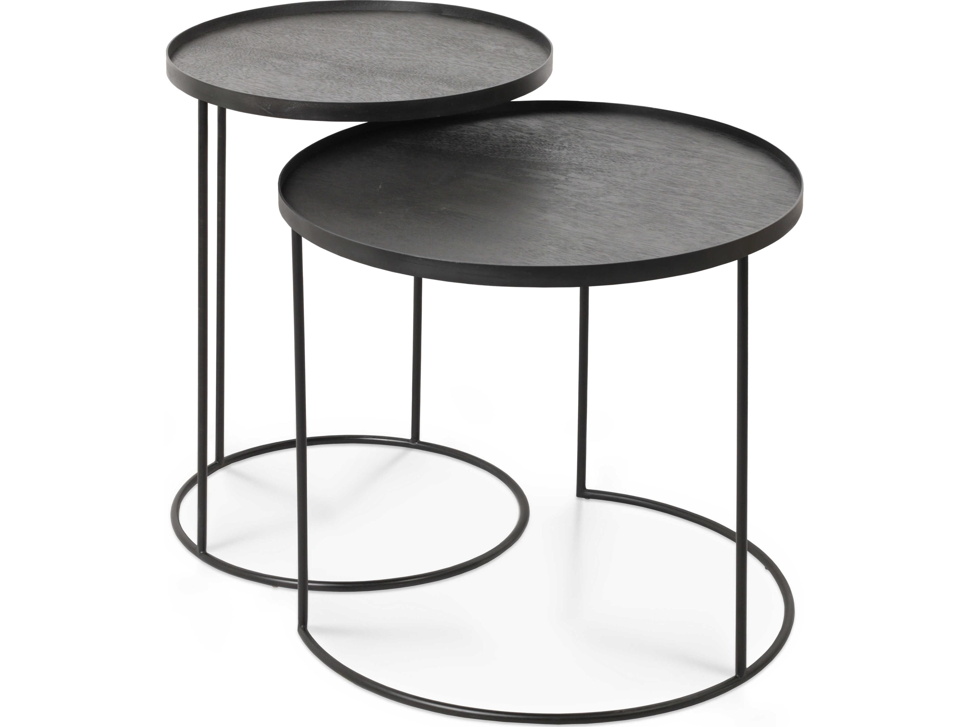 Ethnicraft Tray Side Table Set