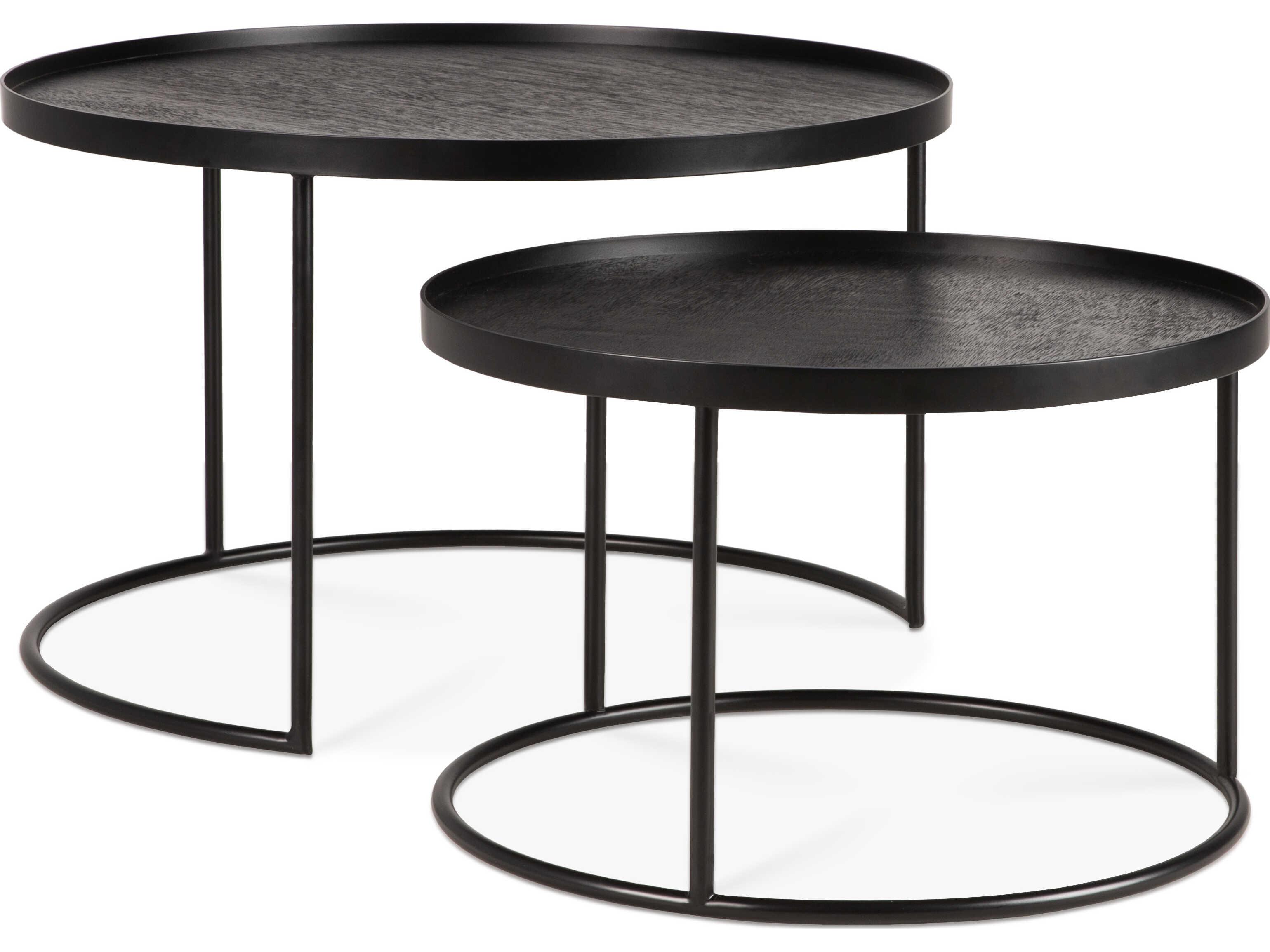 Ethnicraft Tray Small/Large Coffee Table Set