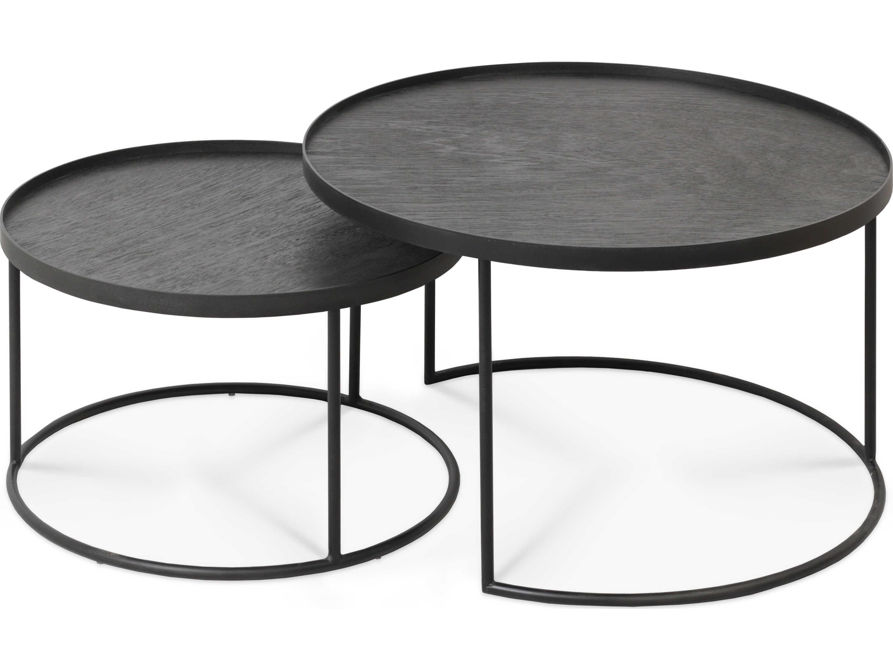 Ethnicraft Tray Small/Large Coffee Table Set