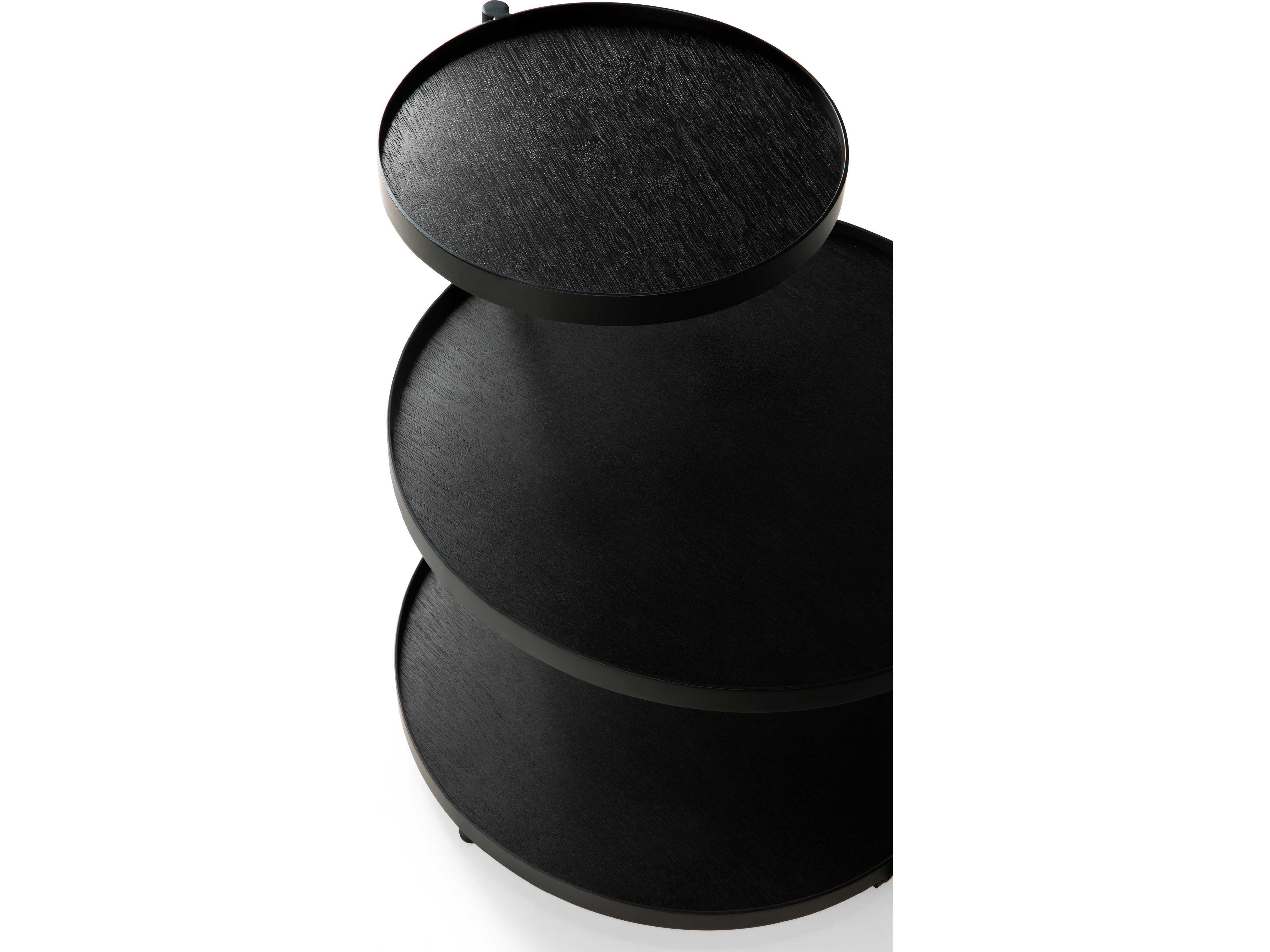 Ethnicraft Swivel Tray Side Table