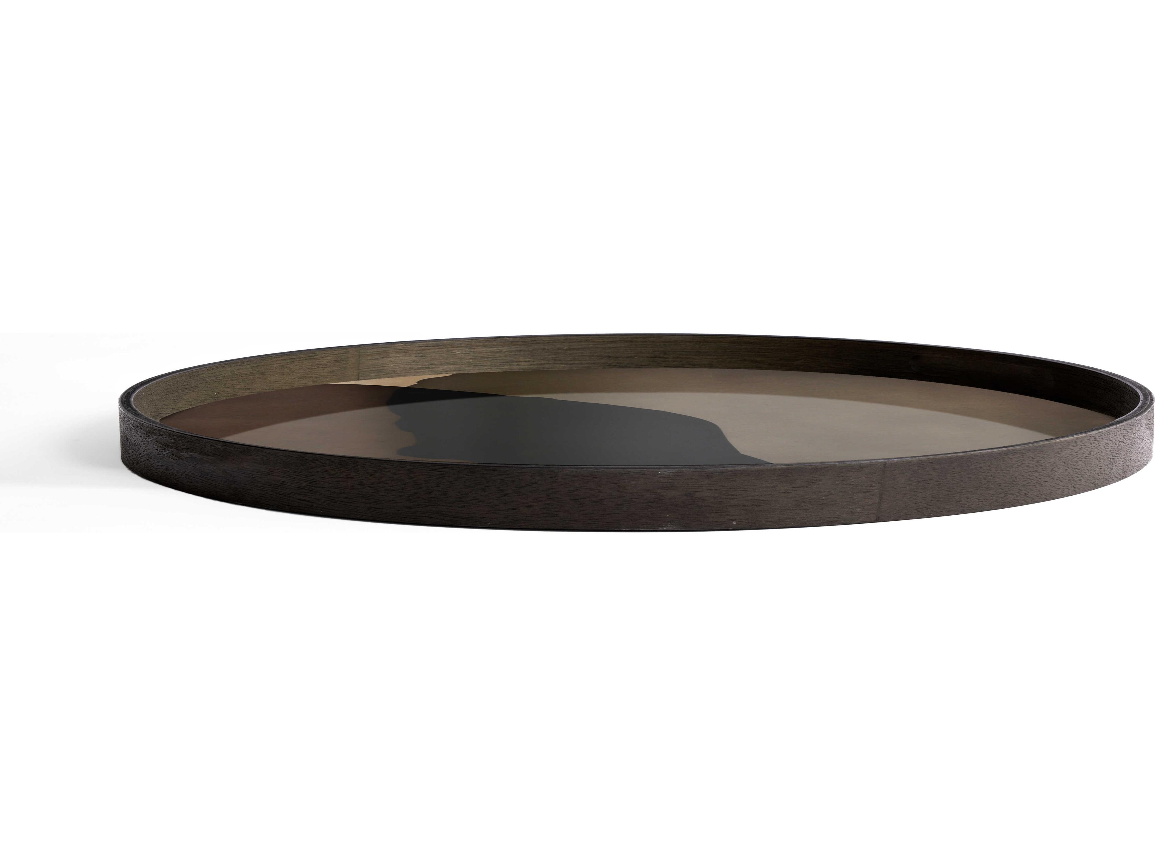 Ethnicraft Combined Dots Graphite Combined Glass Tray