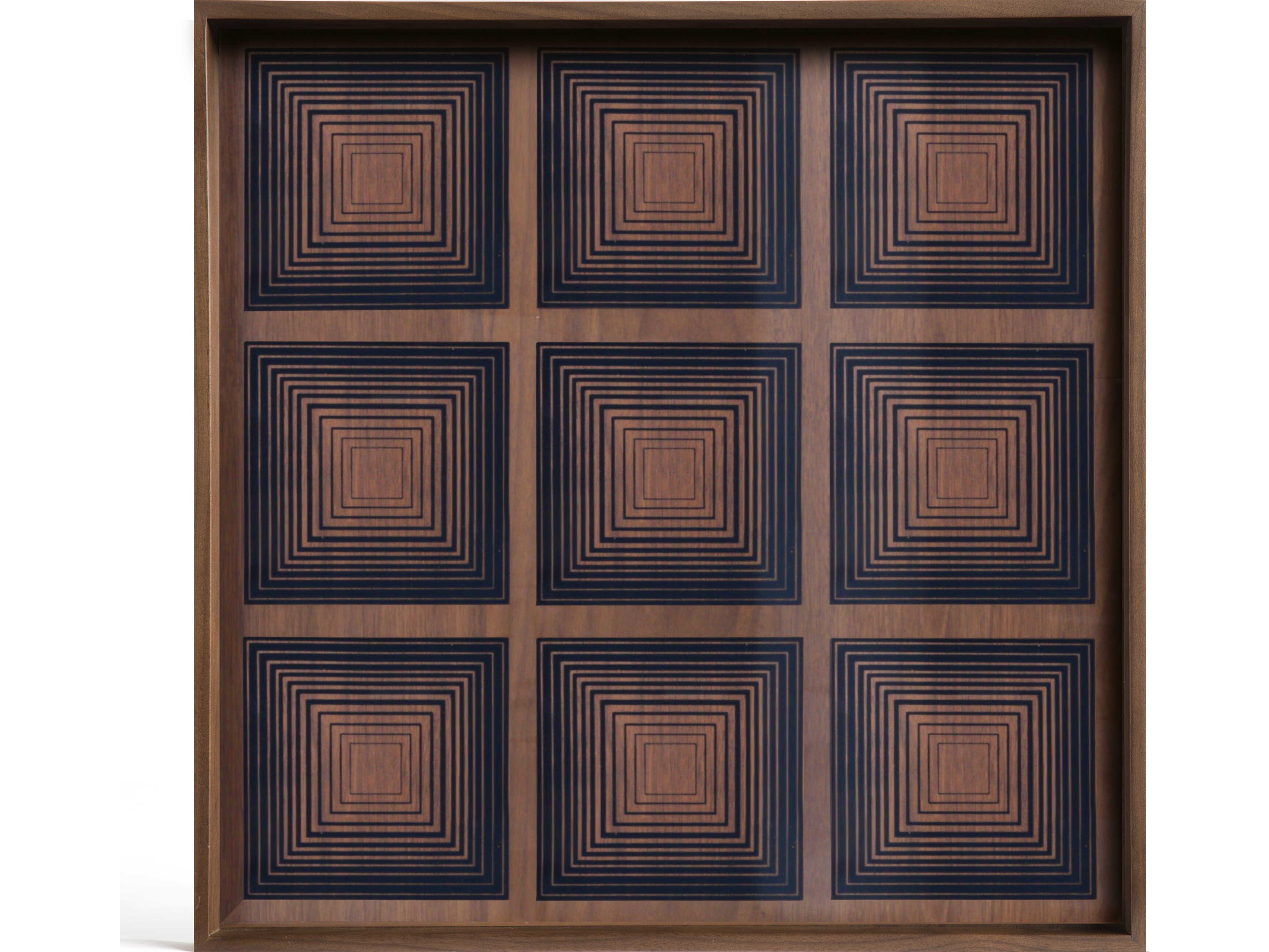 Ethnicraft Squares Large Glass Tray