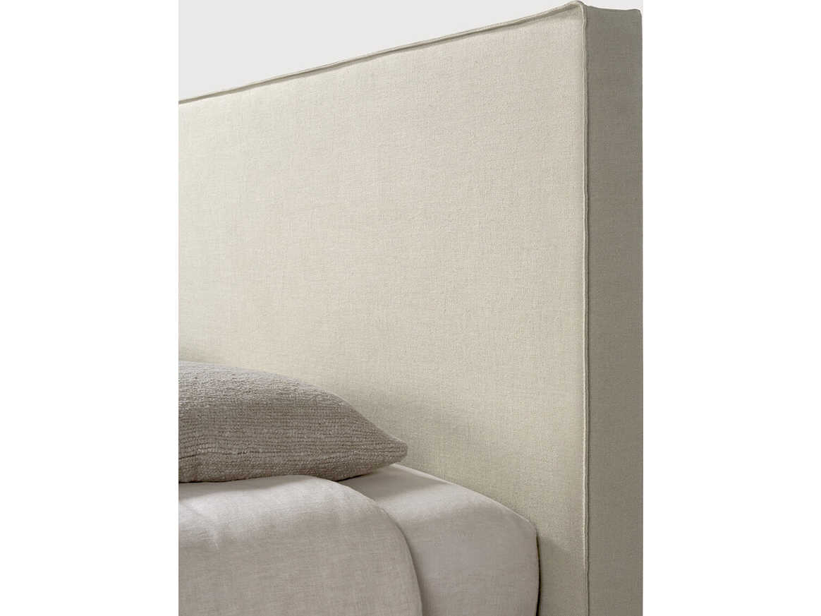 Ethnicraft Revive Grey Bed Removable Cover