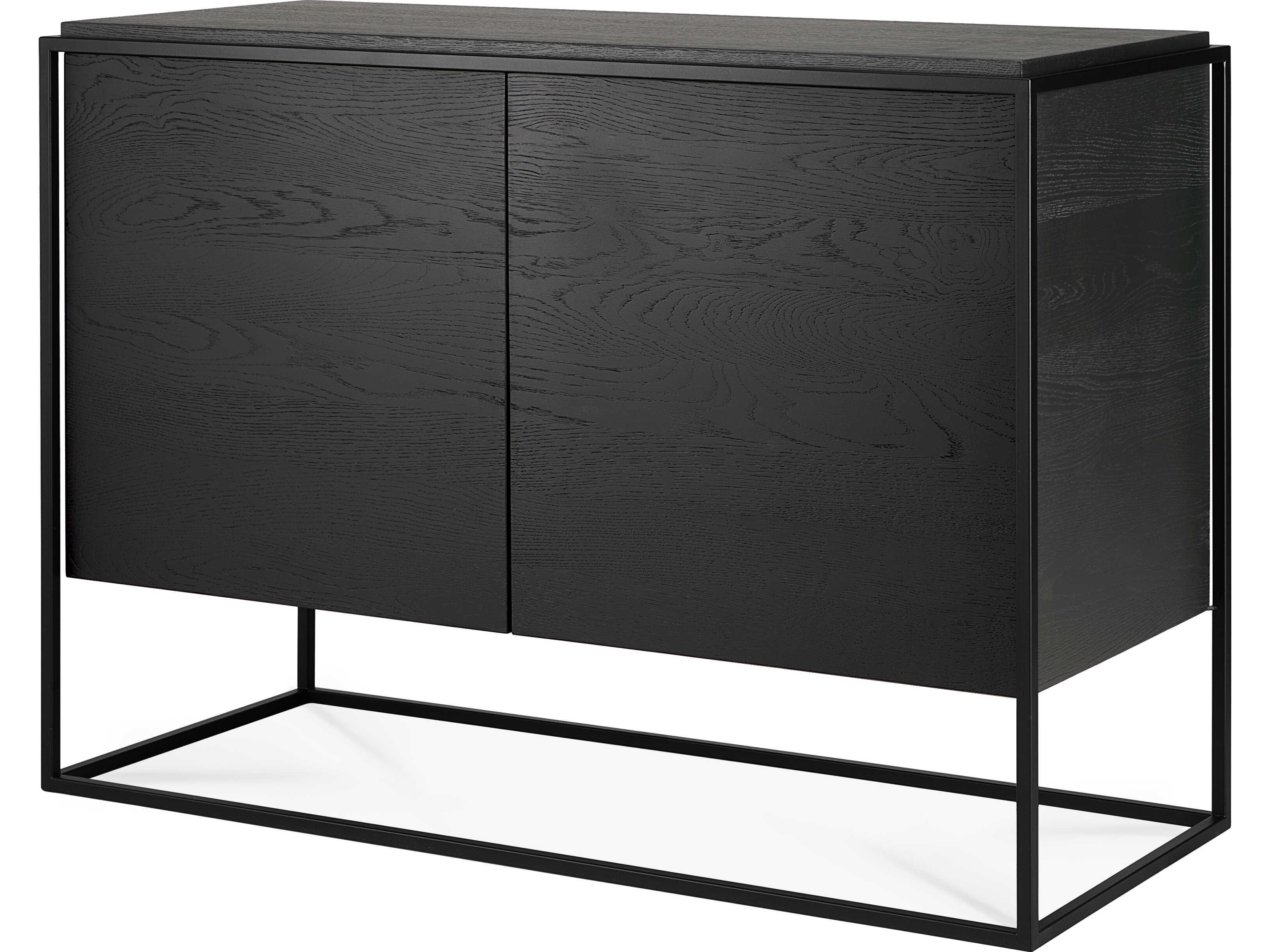 Ethnicraft Monolit Oak Black Sideboard