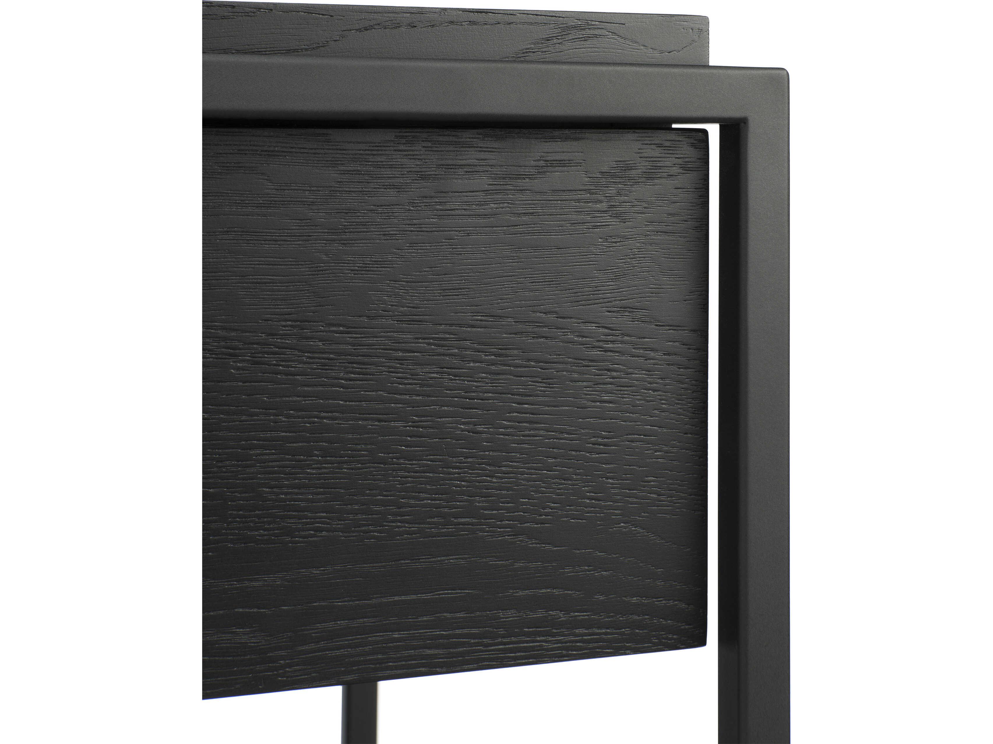 Ethnicraft Monolit Oak Black Bedside Table