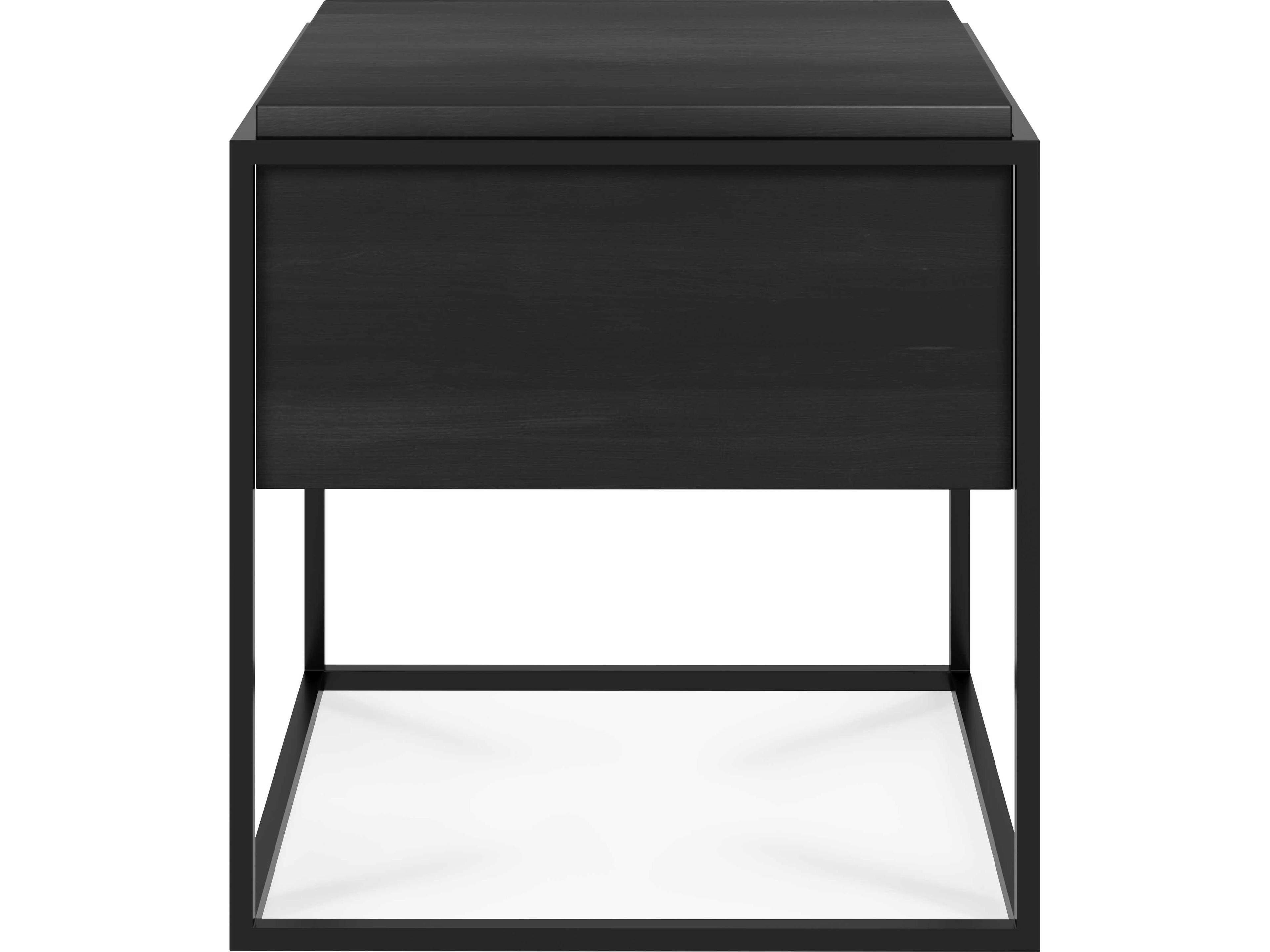 Ethnicraft Monolit Oak Black Bedside Table