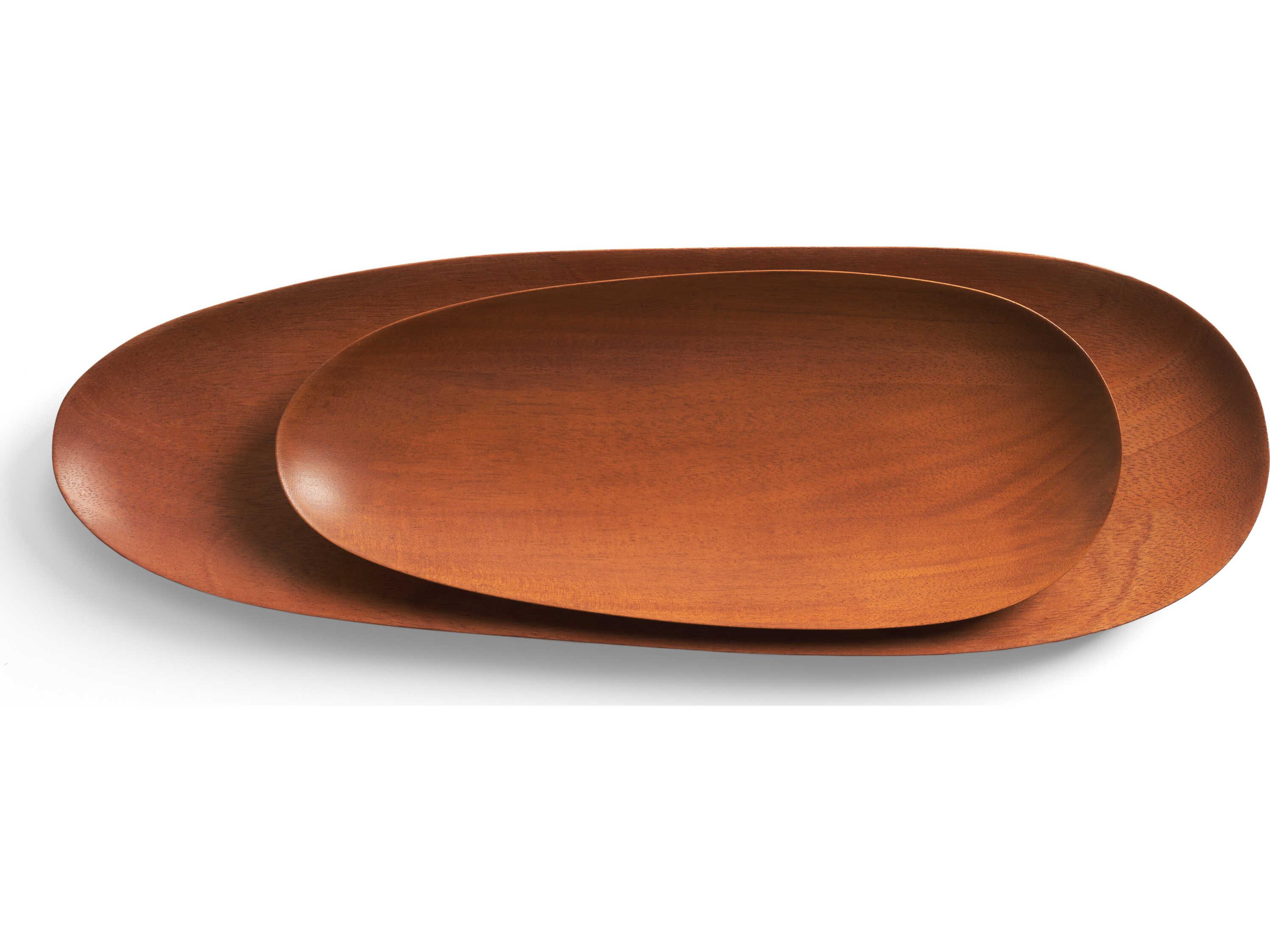 Ethnicraft Thin Oval Mahogany Boards Set