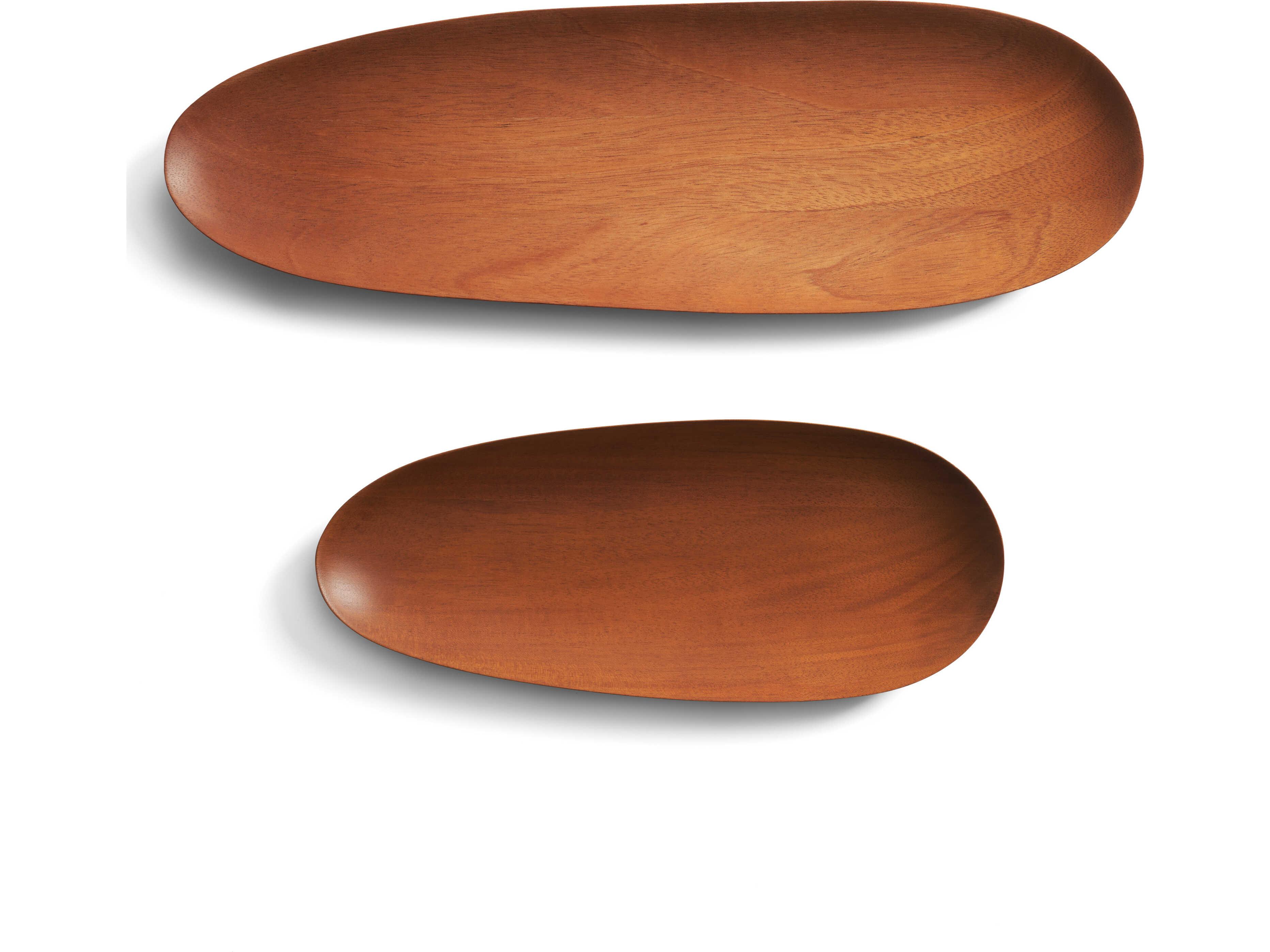 Ethnicraft Thin Oval Mahogany Boards Set