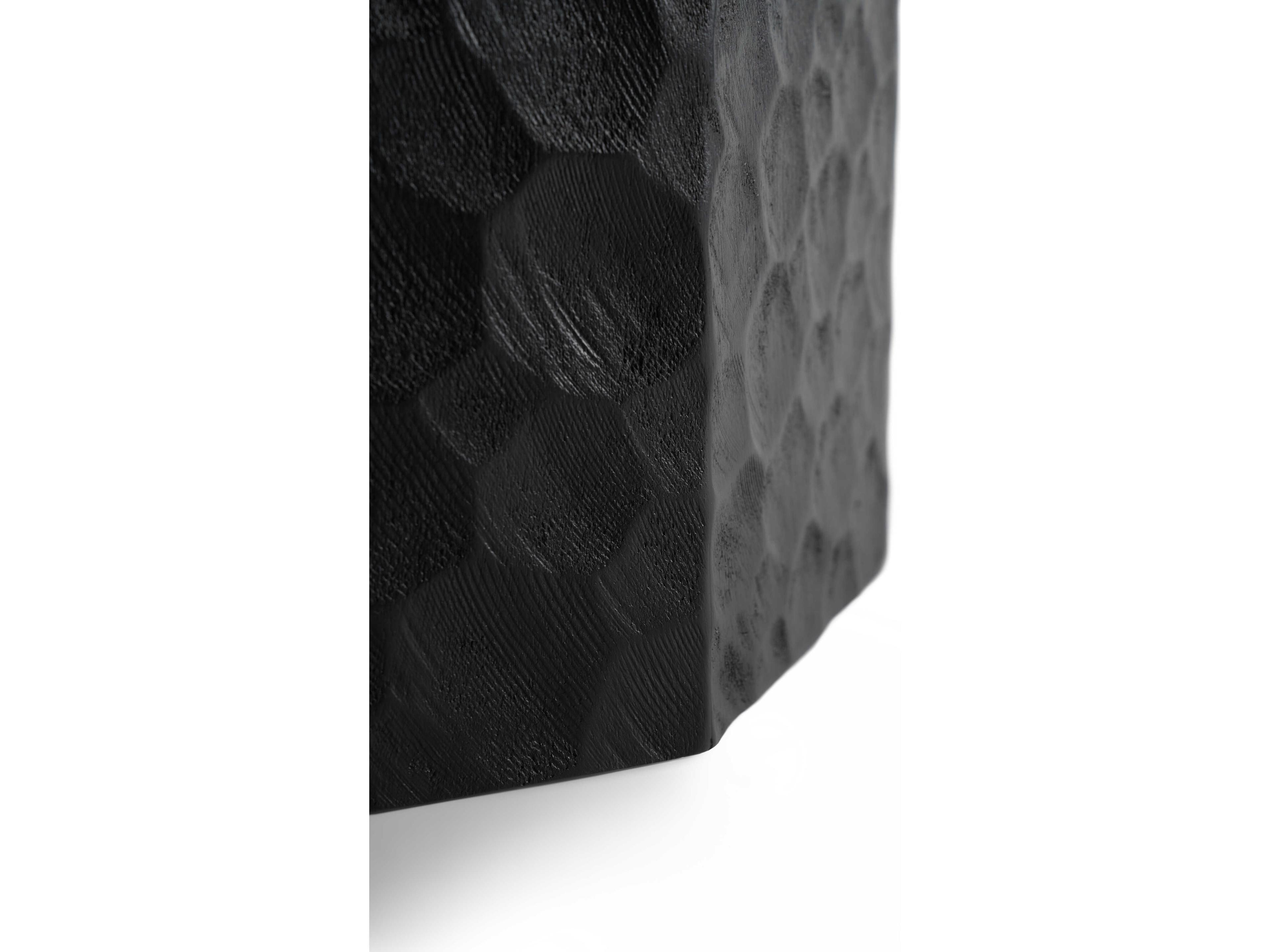 Ethnicraft Chopped Mahogany Black Paper Basket