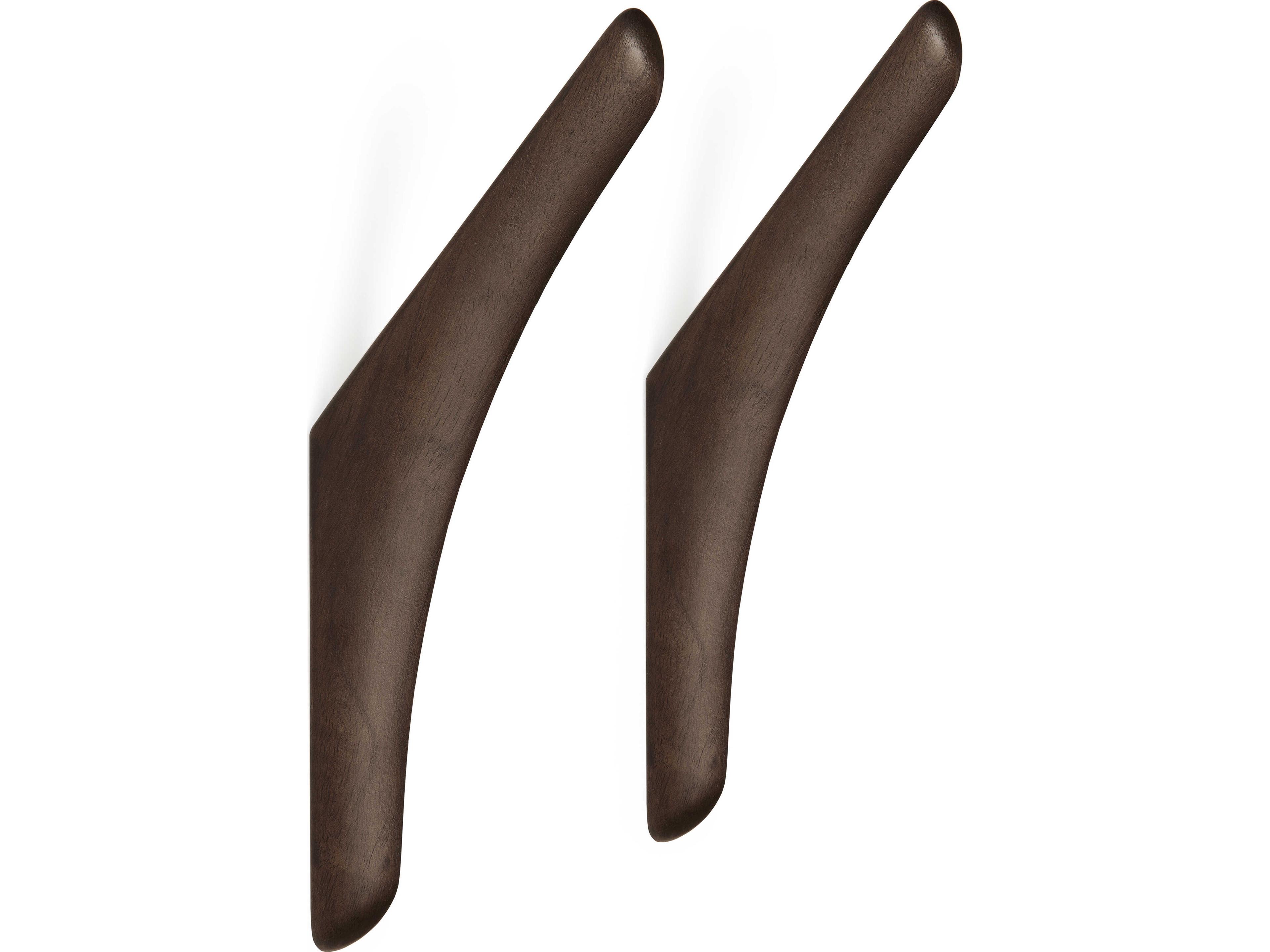 Ethnicraft Pi Mahogany Dark Brown Pi Wall Hanger Set