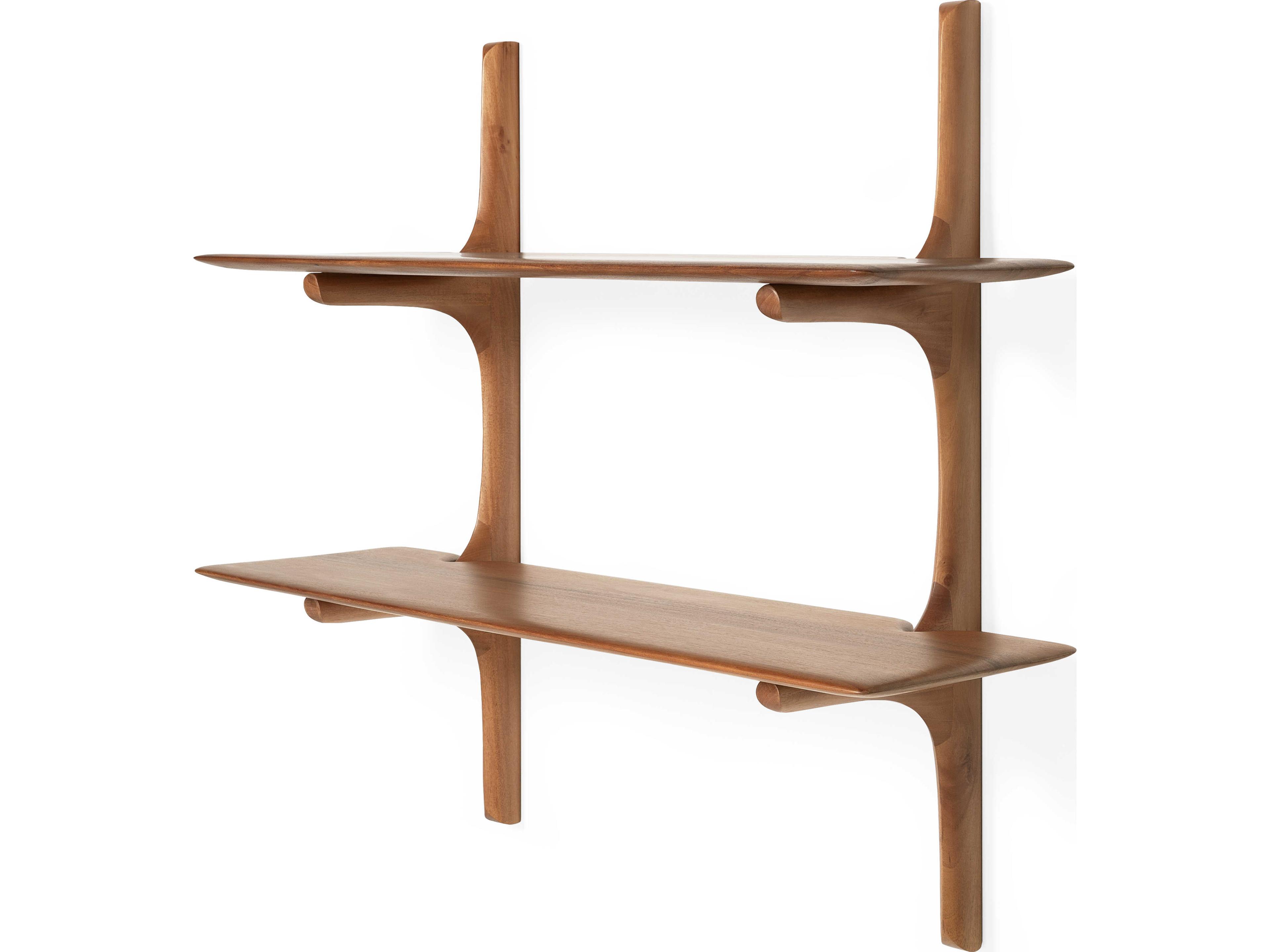 Ethnicraft Pi Mahogany Pi Wall Shelf