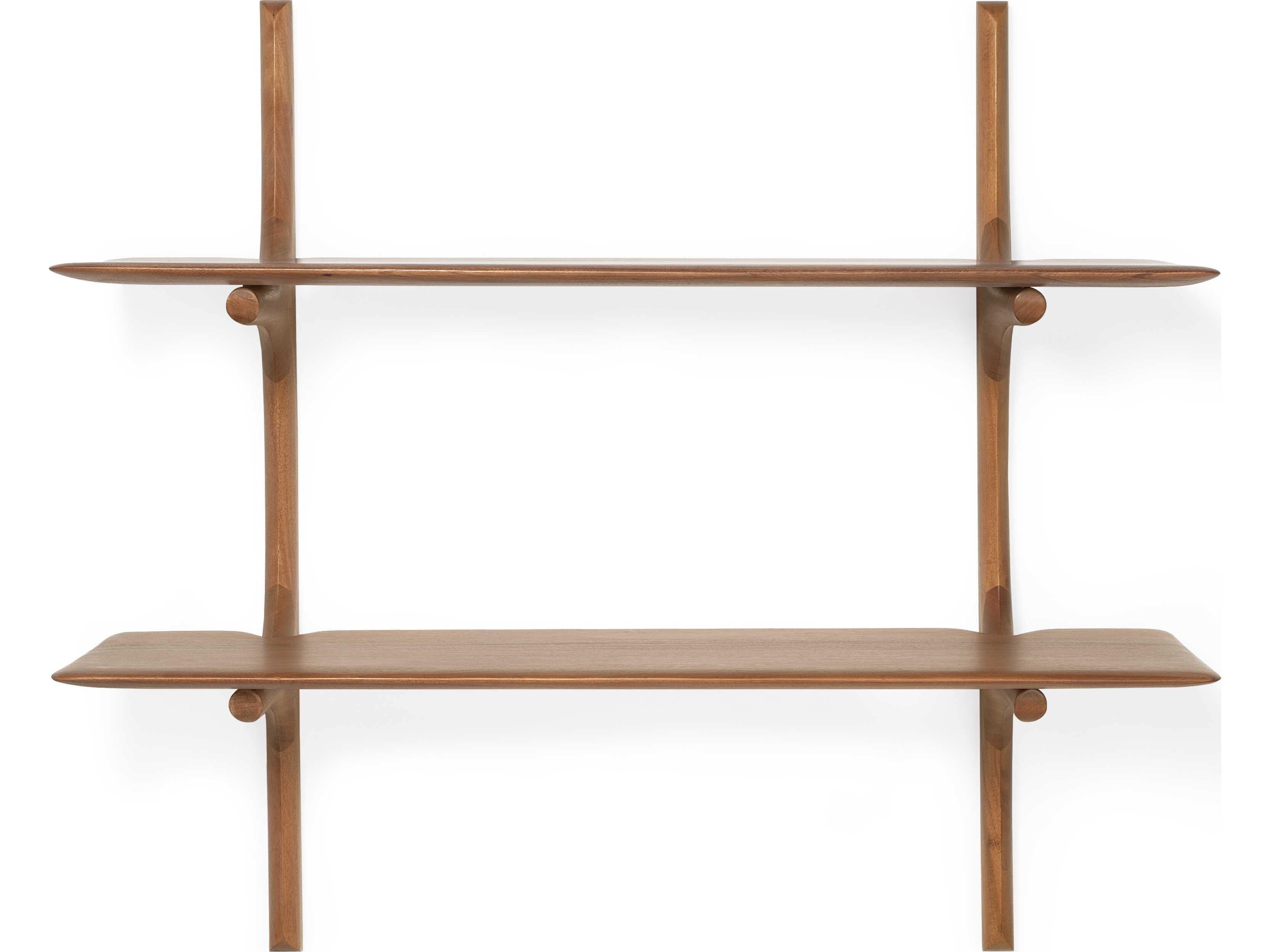 Ethnicraft Pi Mahogany Pi Wall Shelf